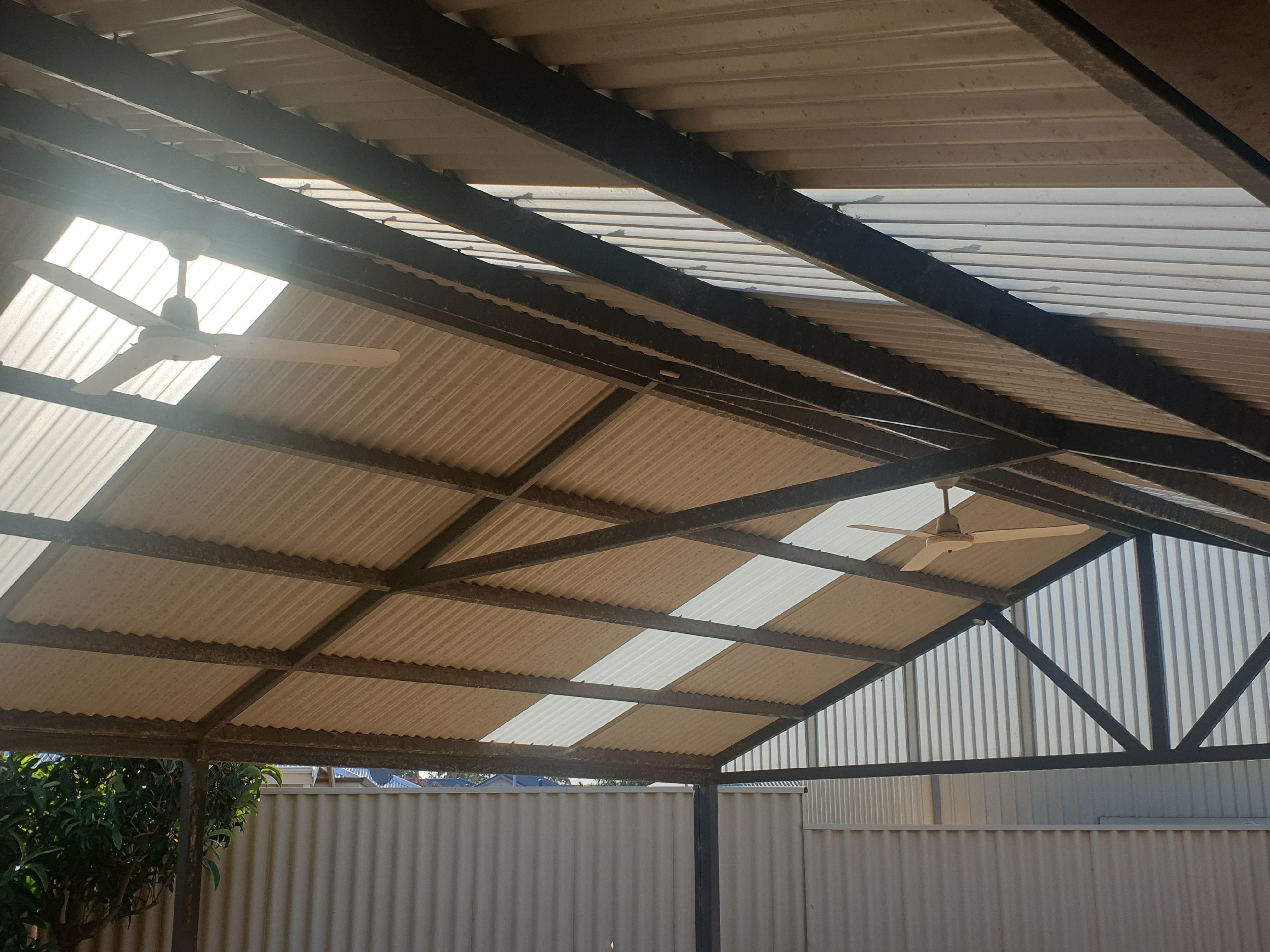 How to stop condensation on patio roof? Bunnings community