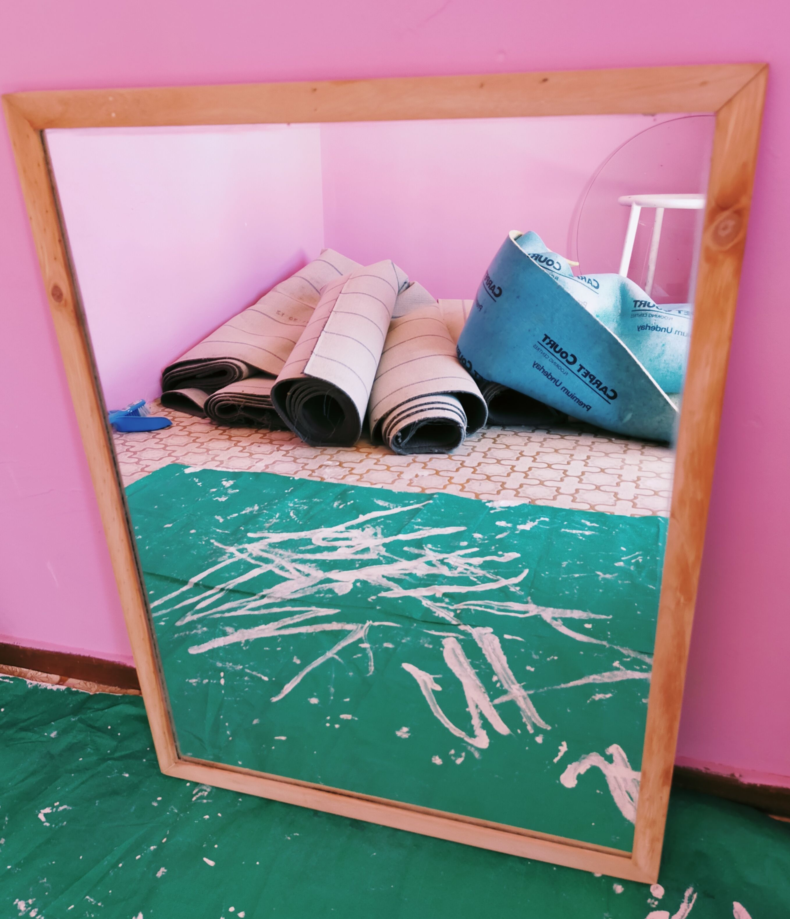 Glass mirror restoration project Bunnings community