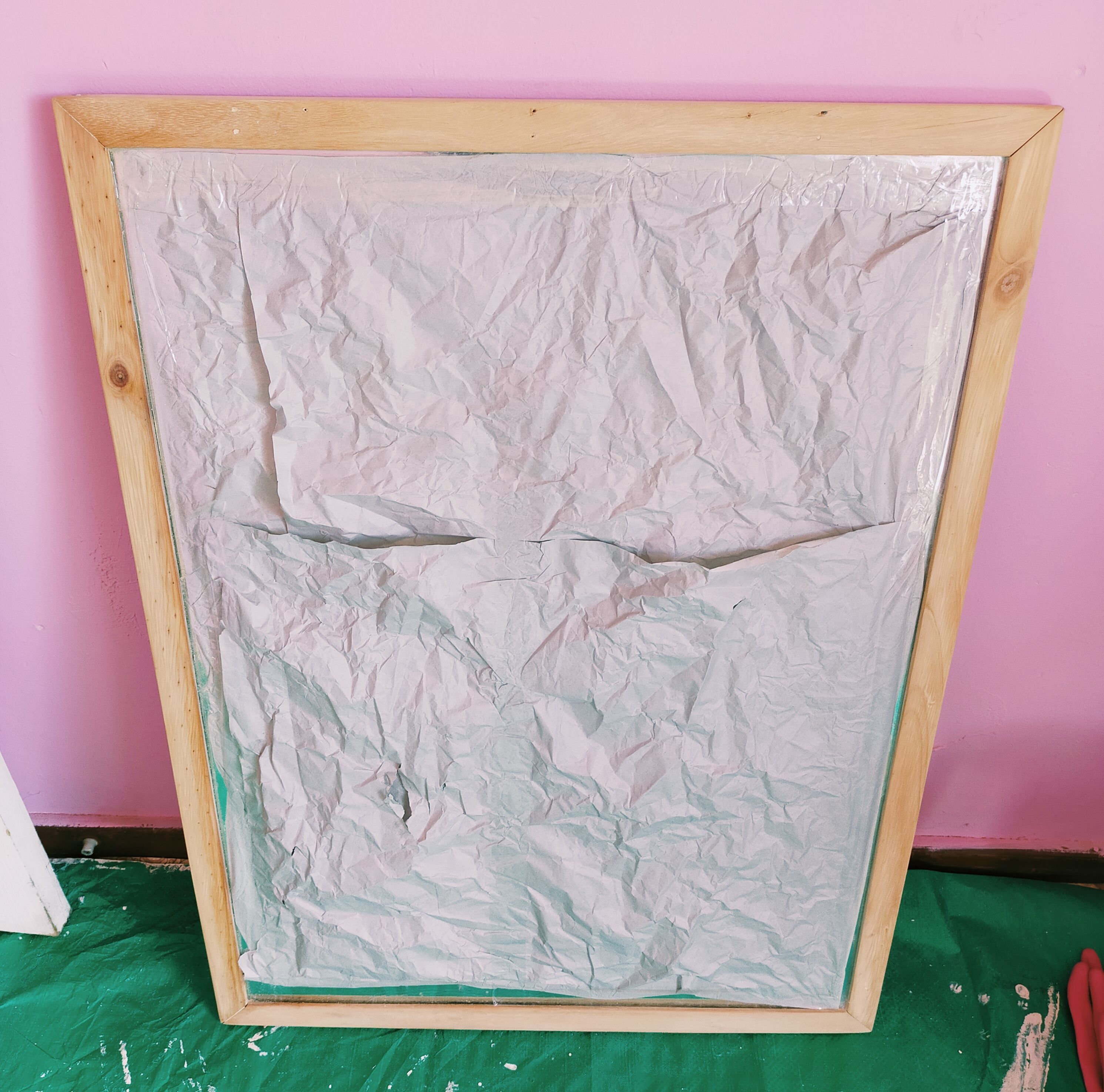 Glass mirror restoration project Bunnings community