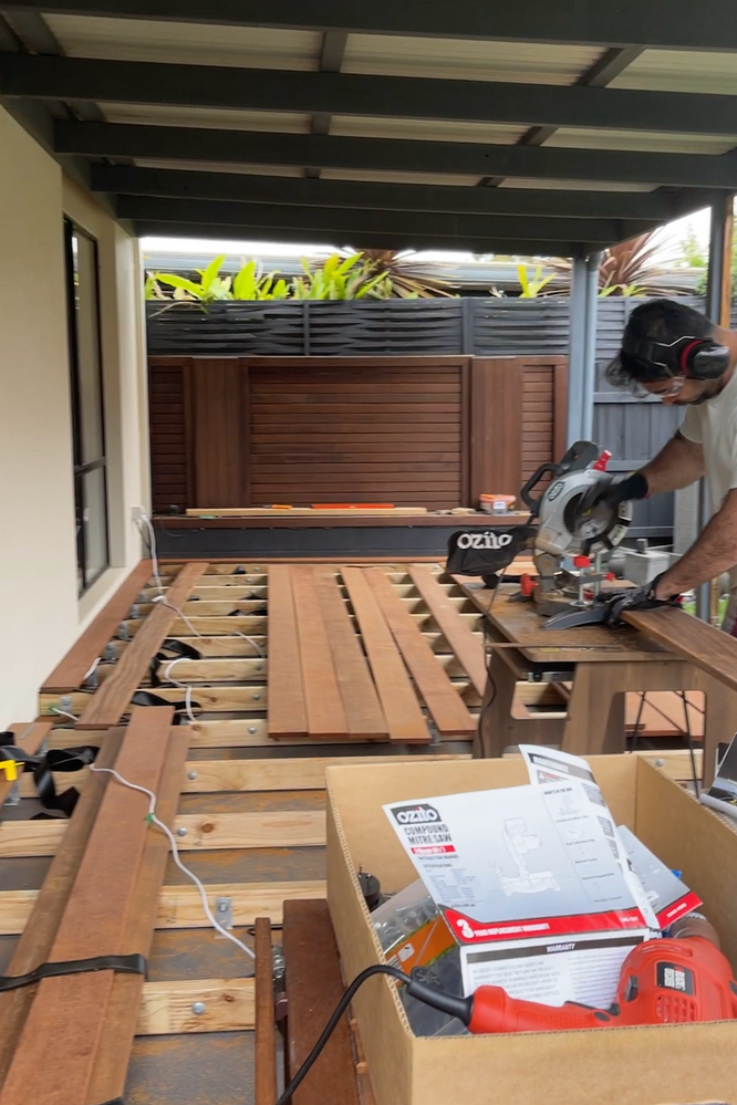 Deck laying