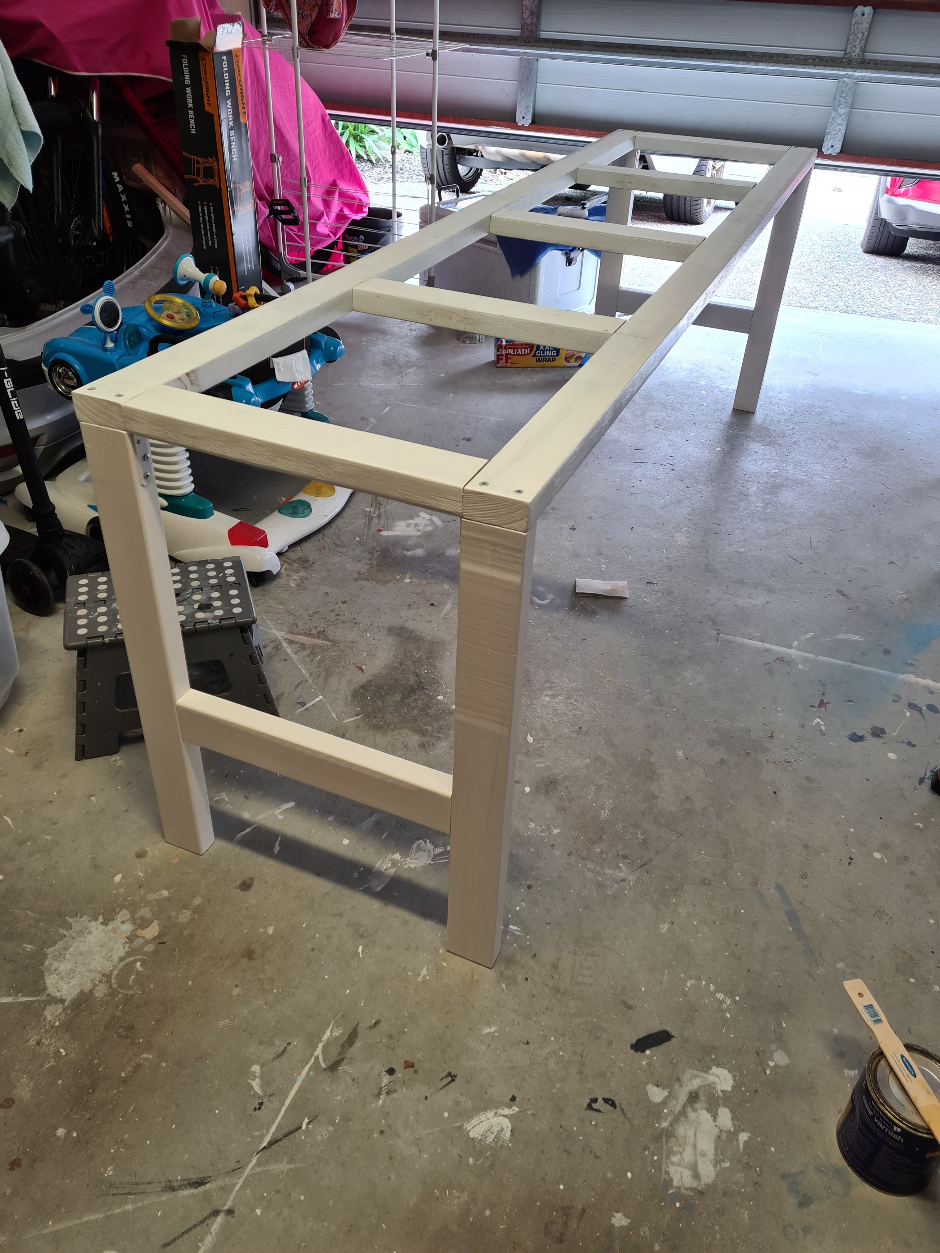 Custombuilt sewing table Bunnings community