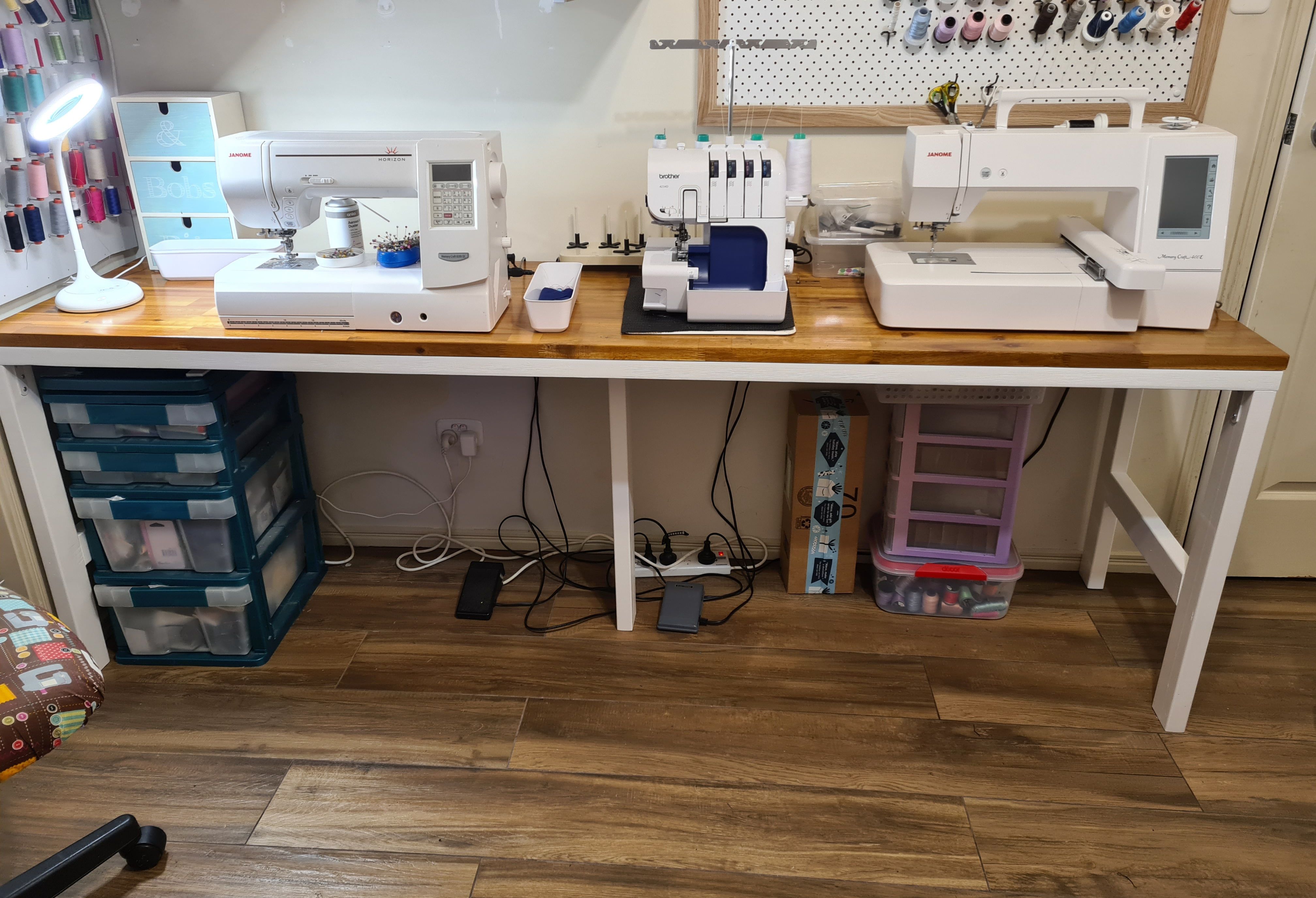 Custombuilt sewing table Bunnings community