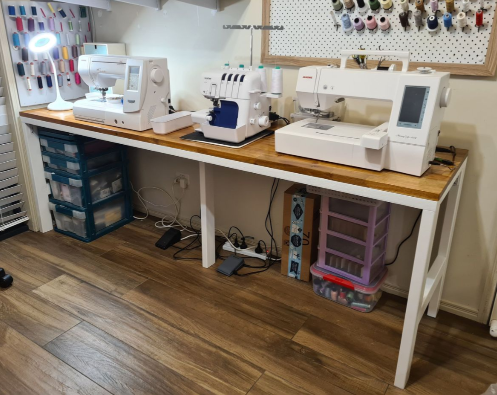 Custombuilt sewing table Bunnings community