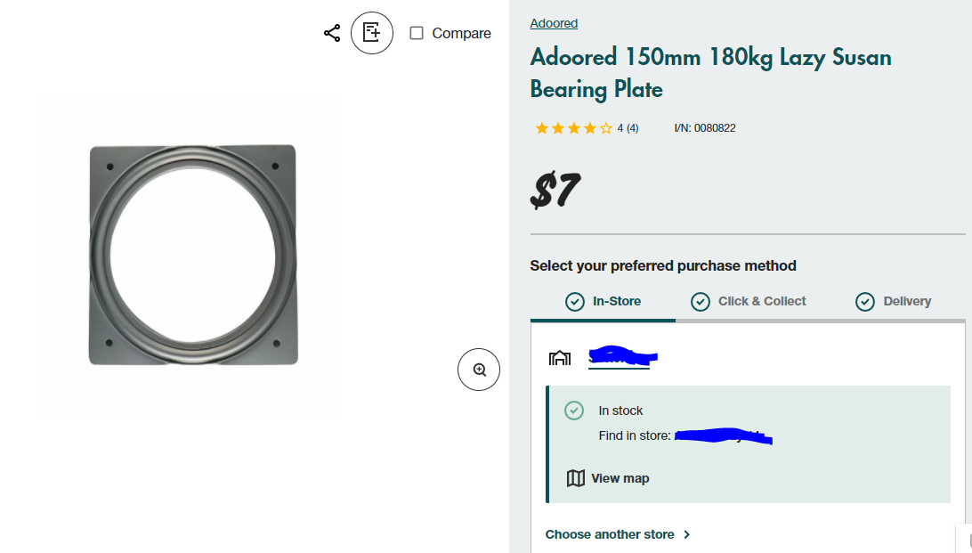 D.I.Y. Lazy Susan Bunnings community