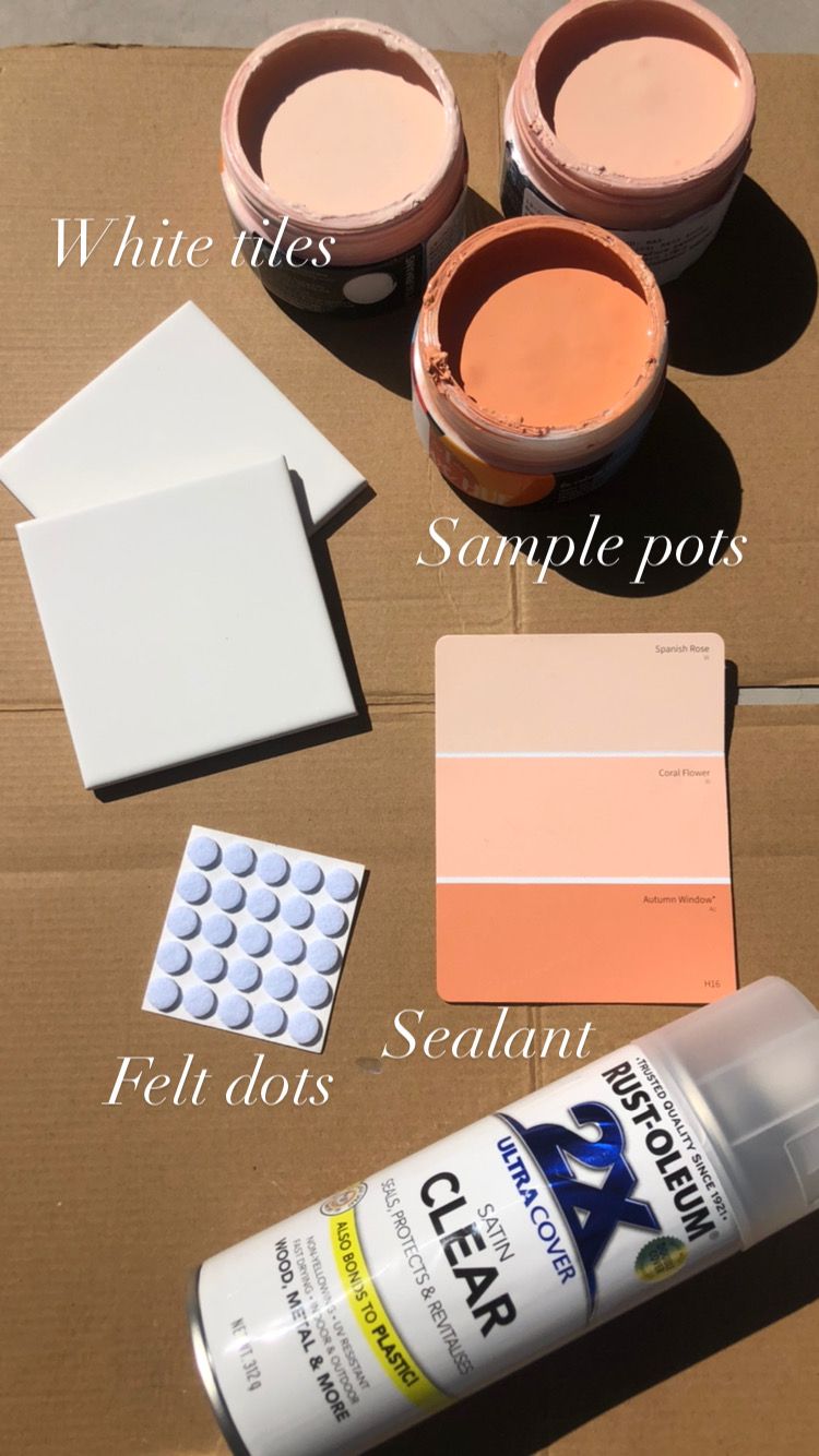 How to turn tiles into decorative coaste... Bunnings community