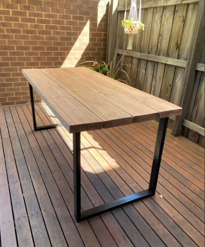 How To Tile An Outdoor Tabletop, Wooden Outdoor Furniture Bunnings