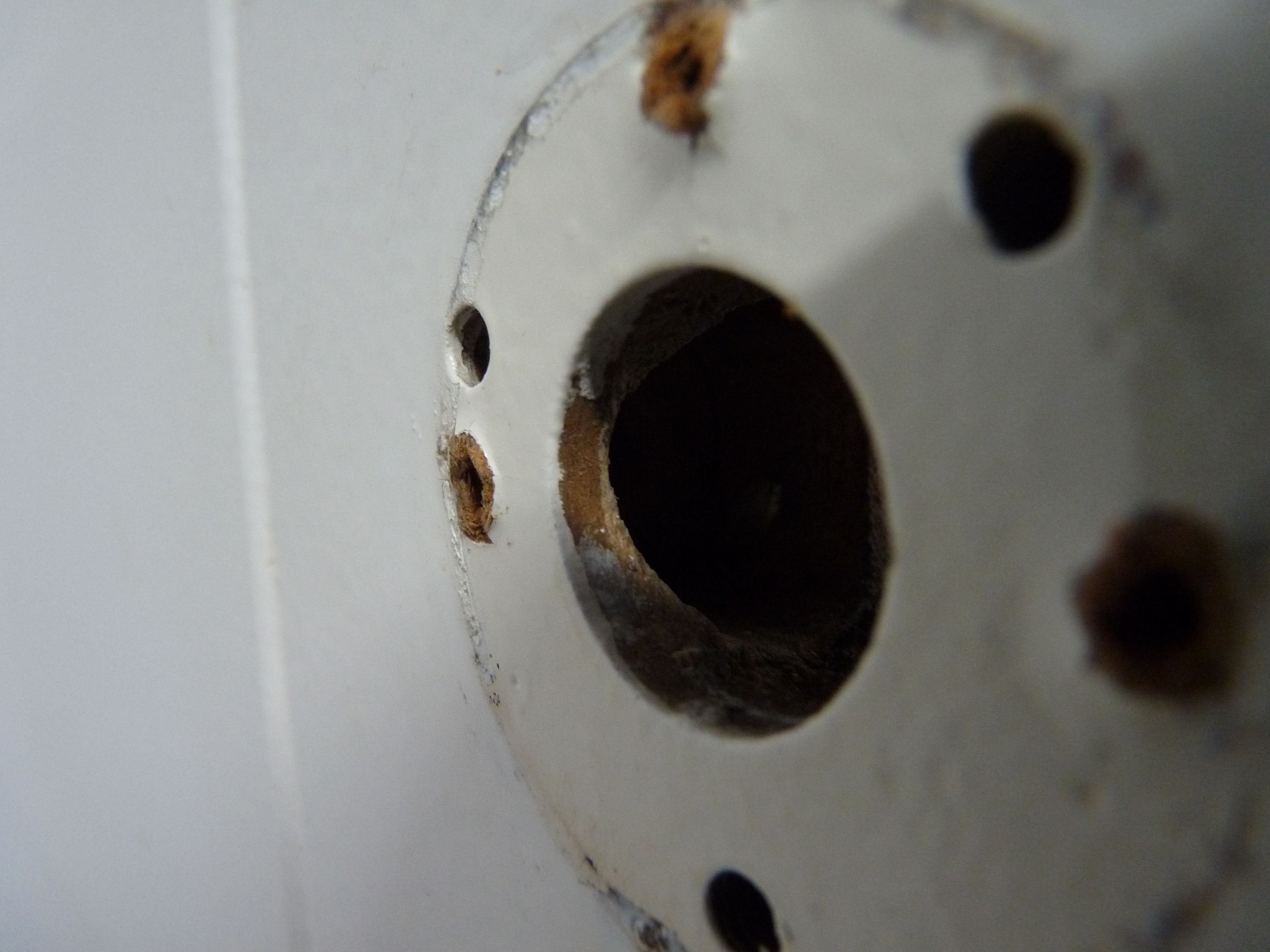 How to enlarge a hole in a door for a ne... Bunnings community