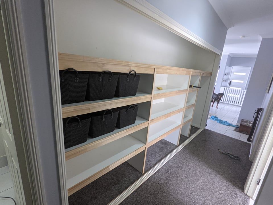 Custom linen closet Bunnings community