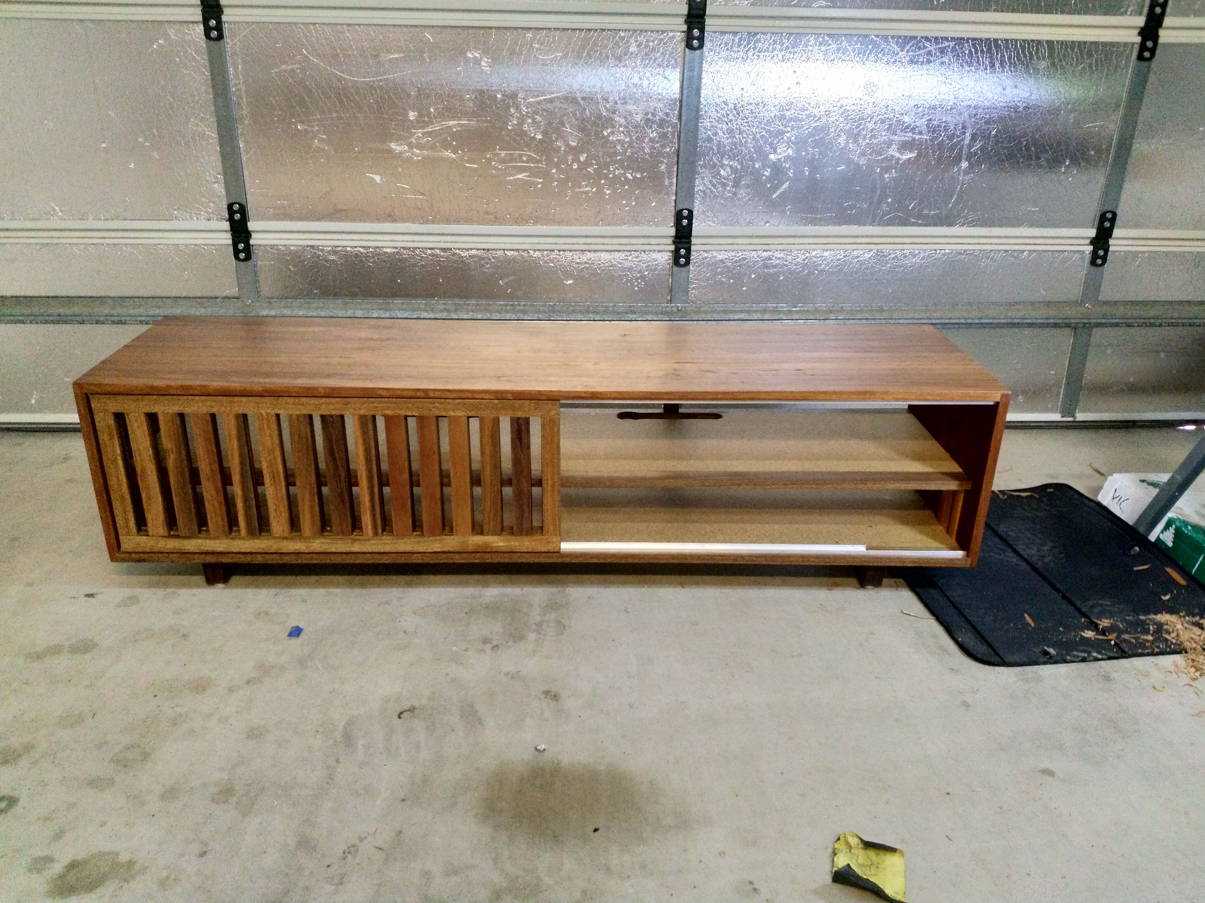 TV unit made using leftover decking boar... Bunnings community