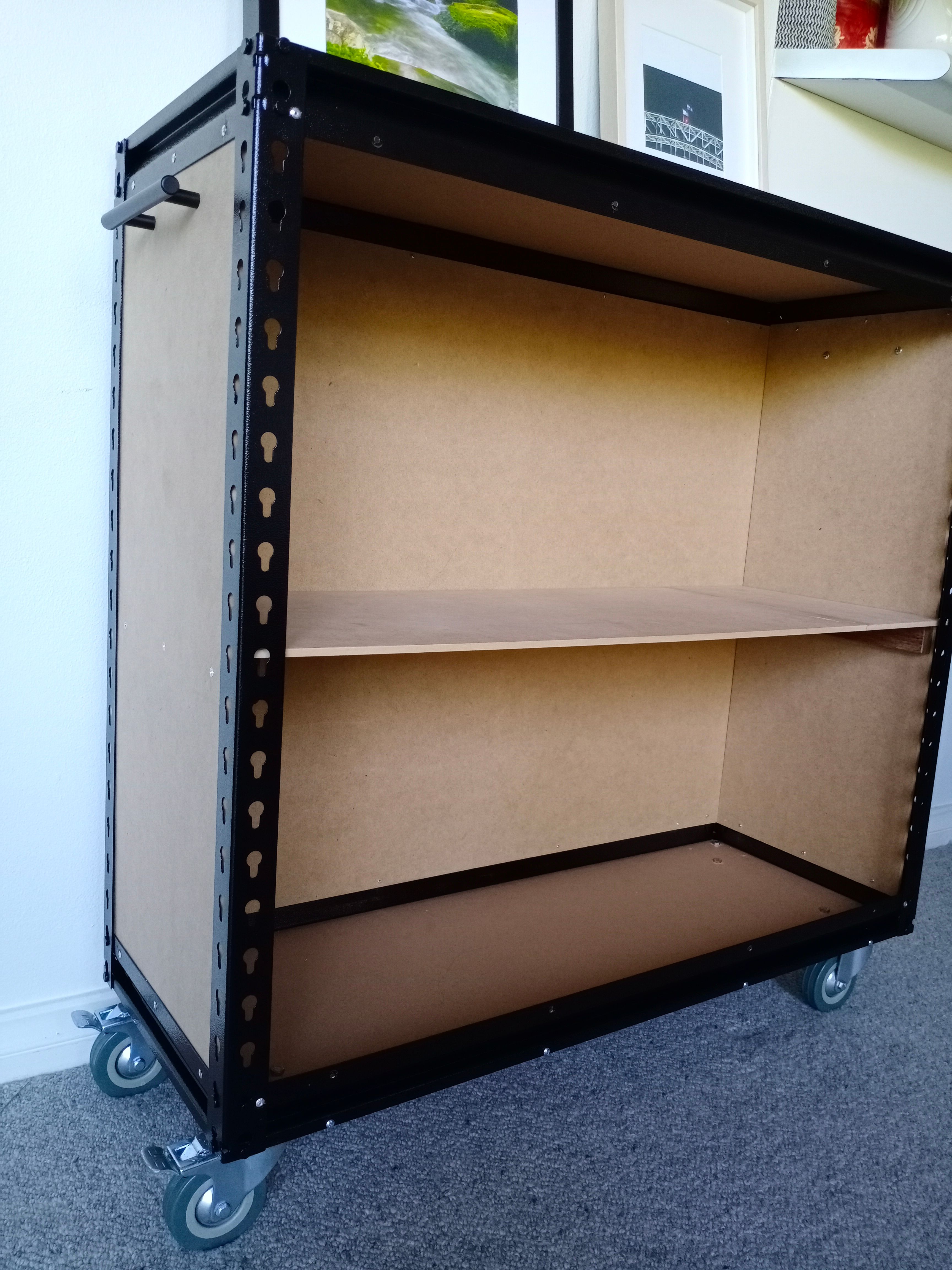 Mobile storage trolley with shelves | Bunnings Workshop community