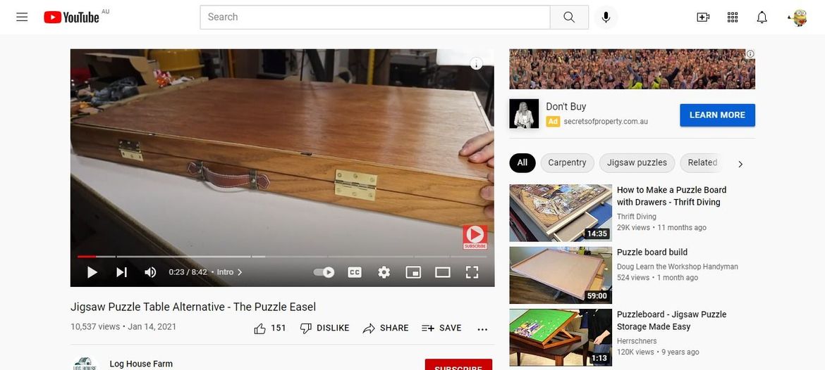 Jigsaw Puzzle Table Alternative - The Puzzle Easel - YouTube (2).jpg