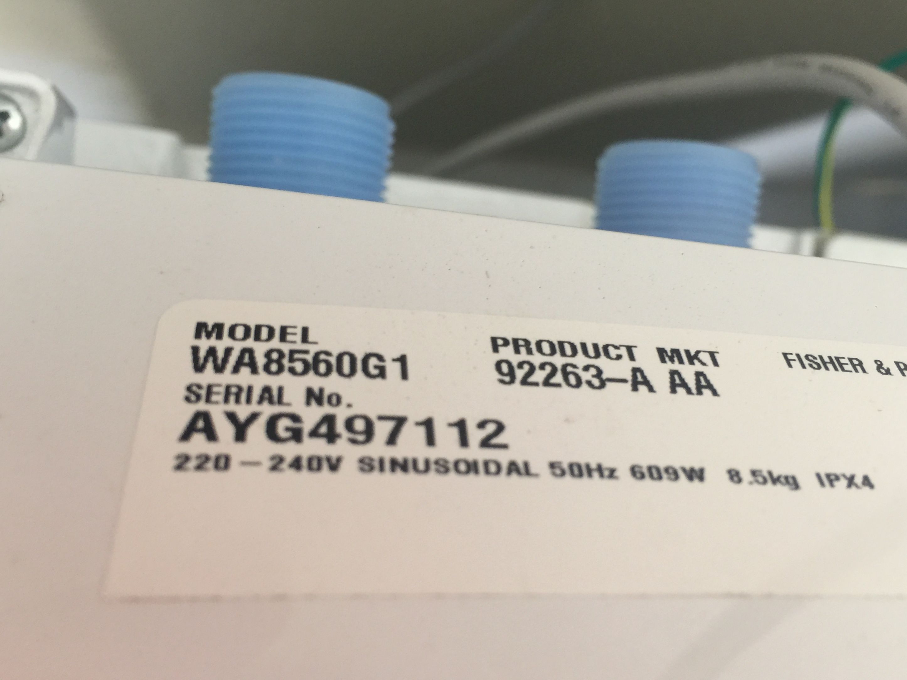 Blanking cap for washing machine install... Bunnings community