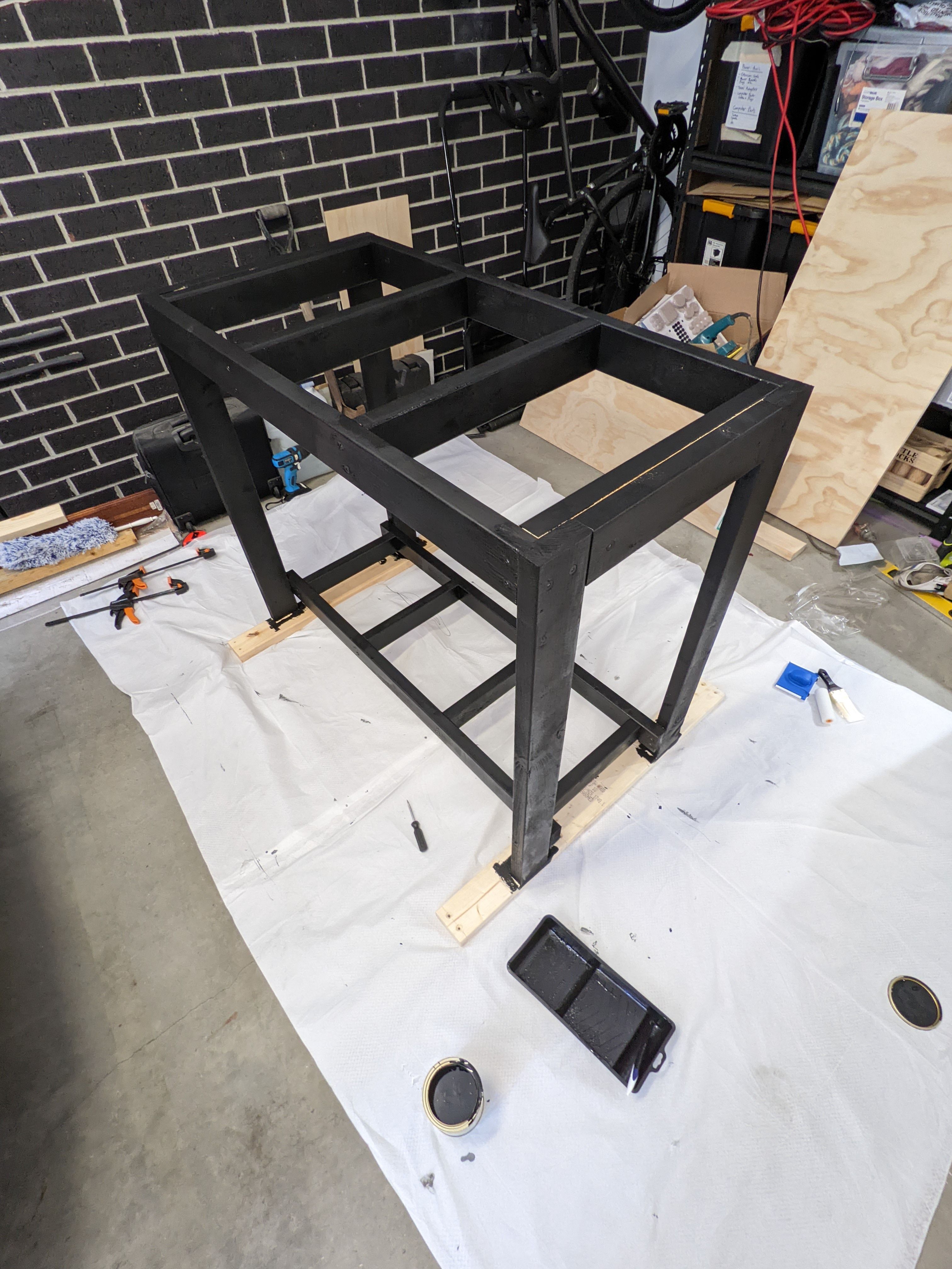 Mobile workbench with storage and drawer Bunnings community