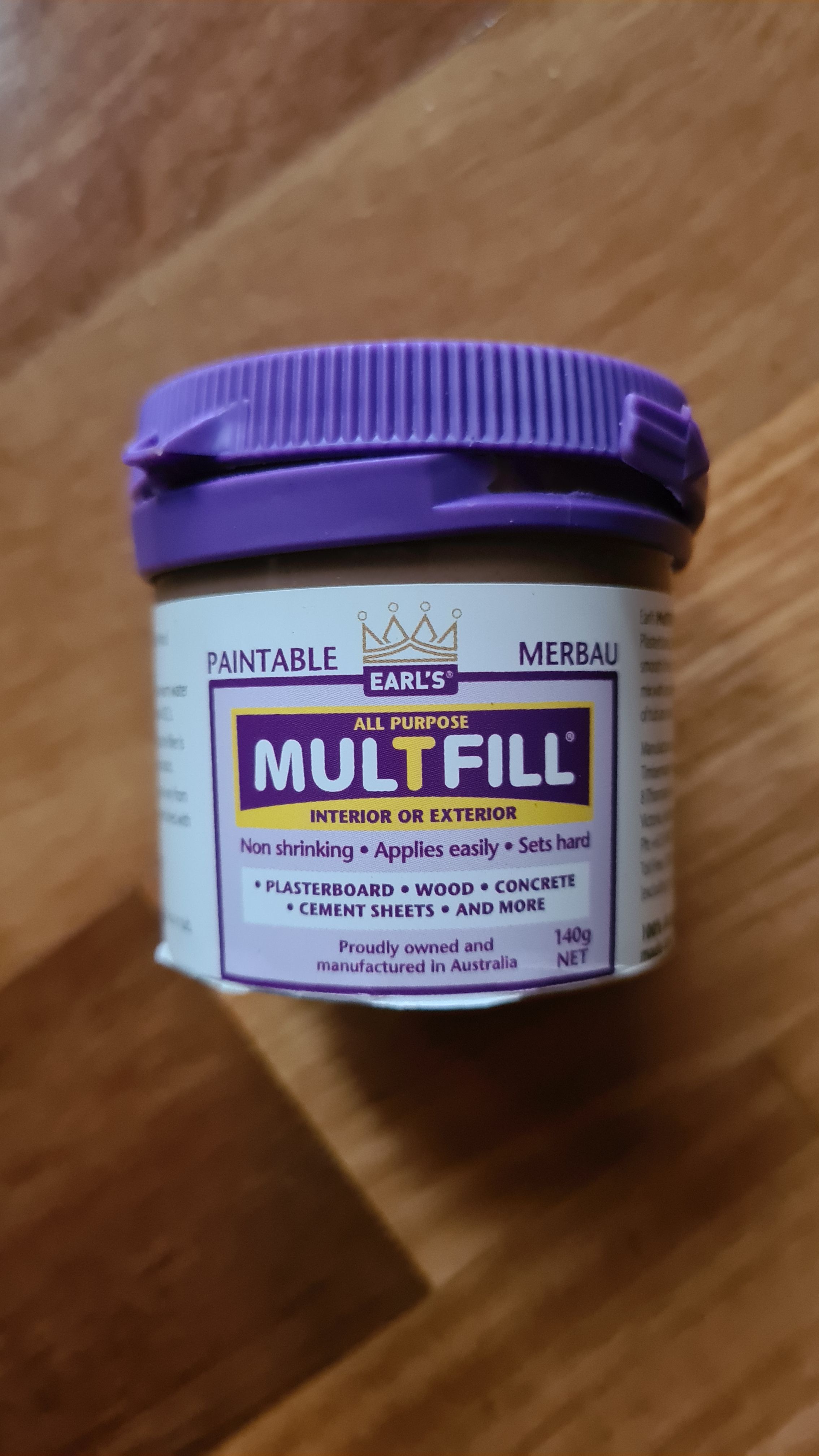 How do I fix a wrong colour wood filler Bunnings community