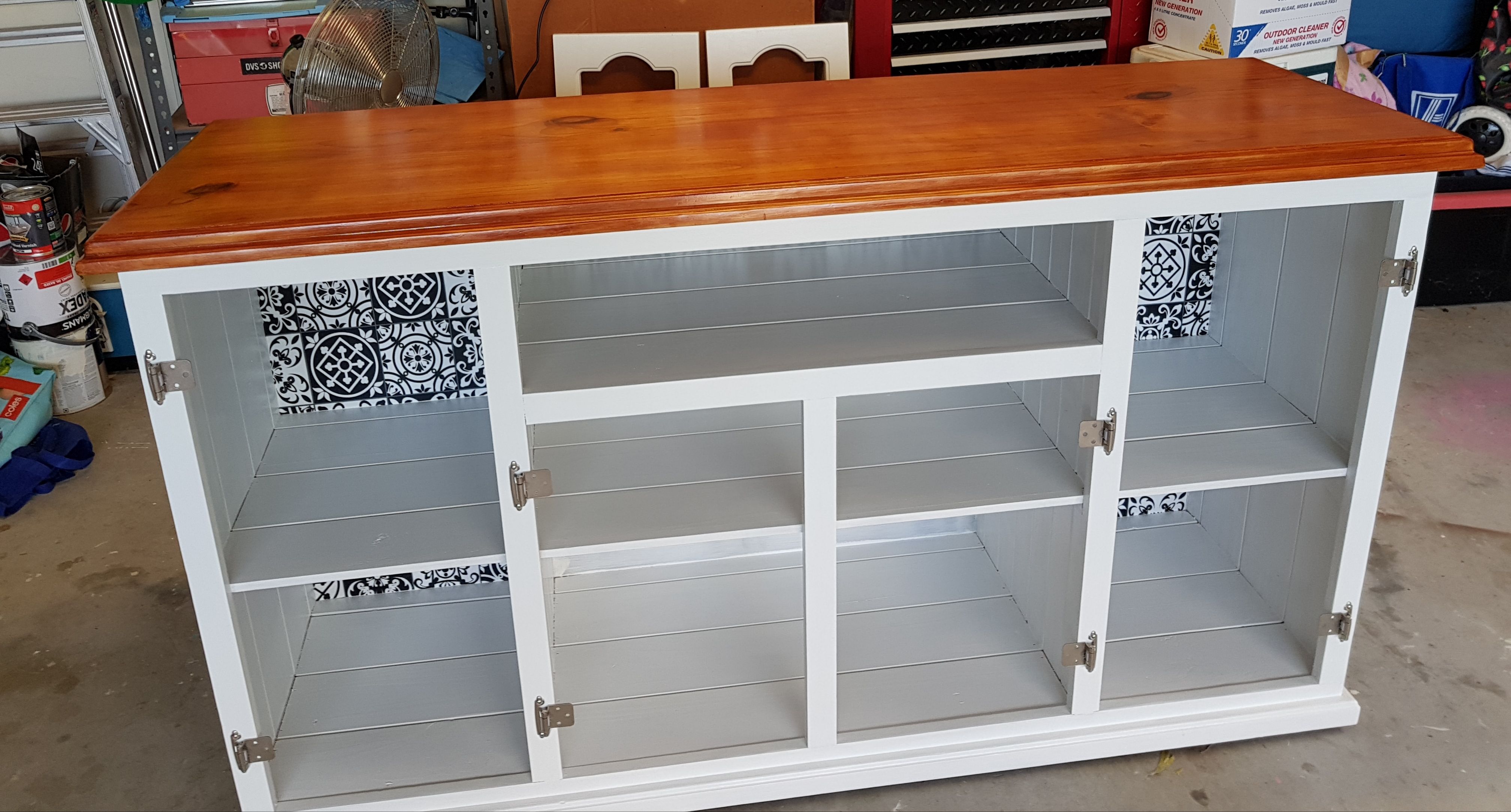 Entertainment unit upcycle ideas wanted Bunnings community