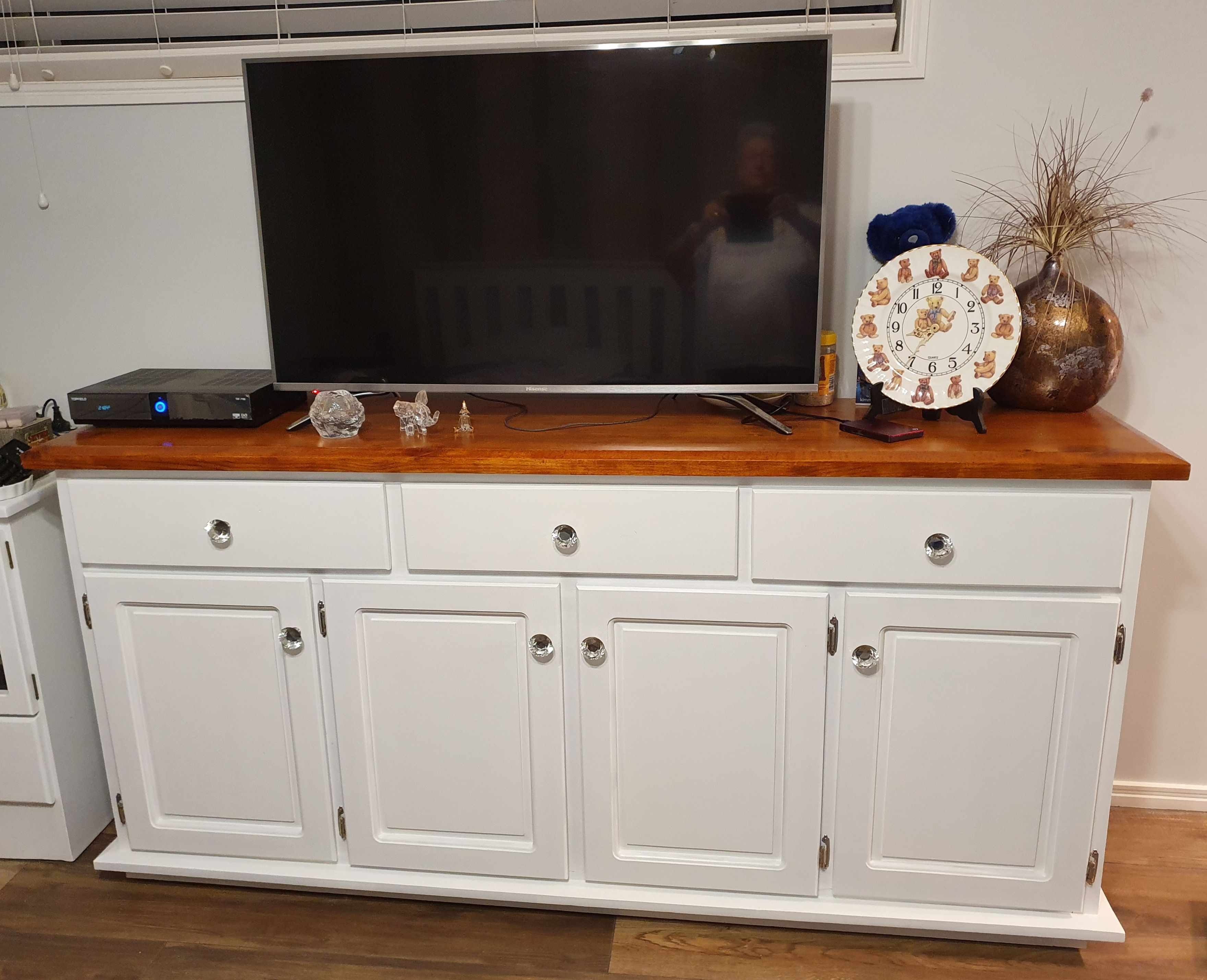 Entertainment unit upcycle ideas wanted Bunnings community