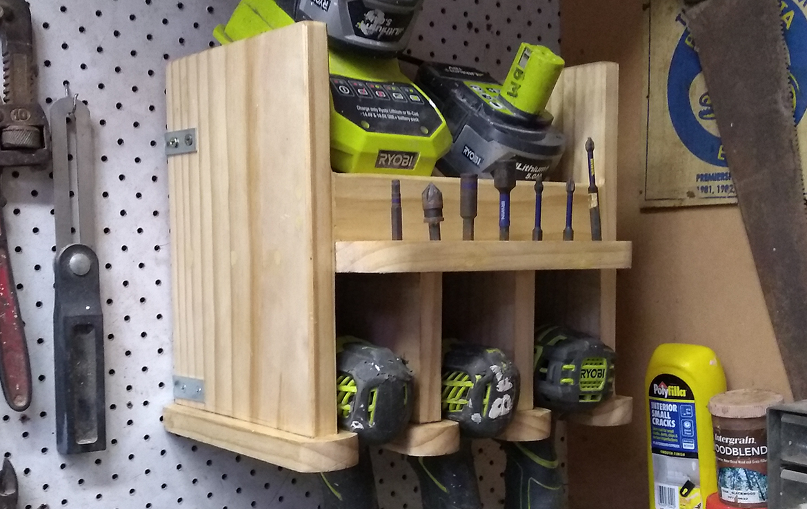Power tool charging and storage station Bunnings community