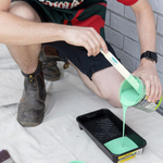 Some new water-based paints are tough enough to use on door frames and skirting boards