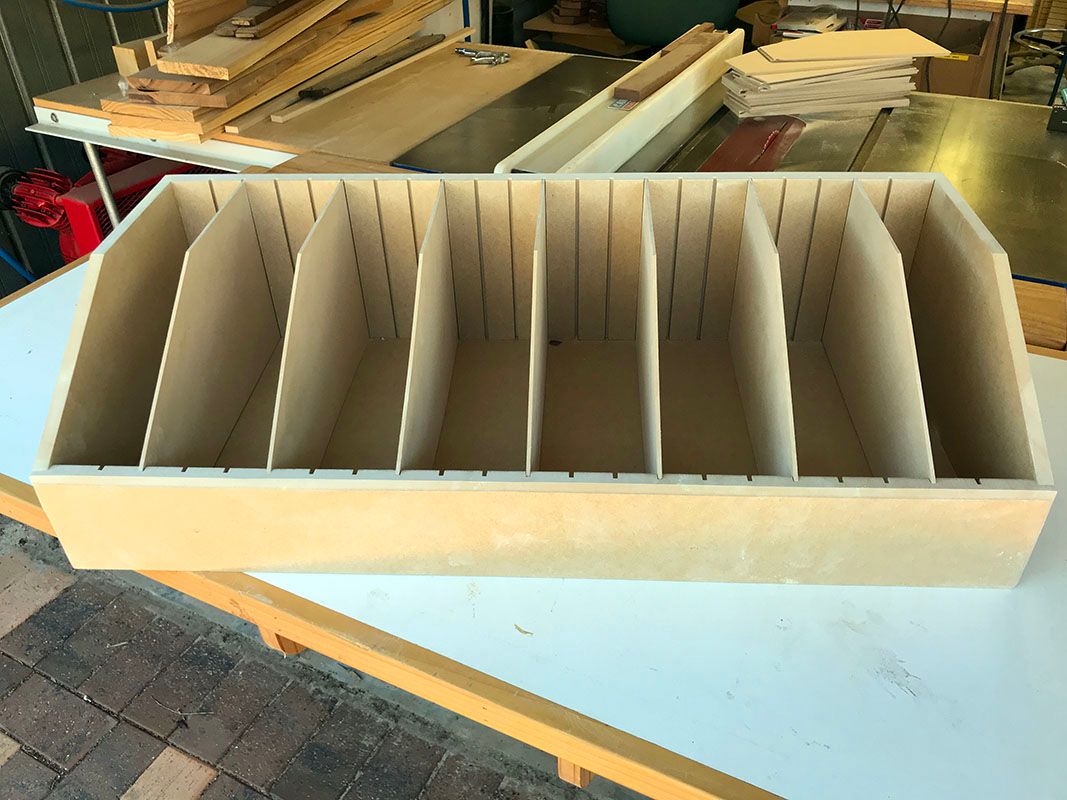 Storage bins with adjustable dividers Bunnings community