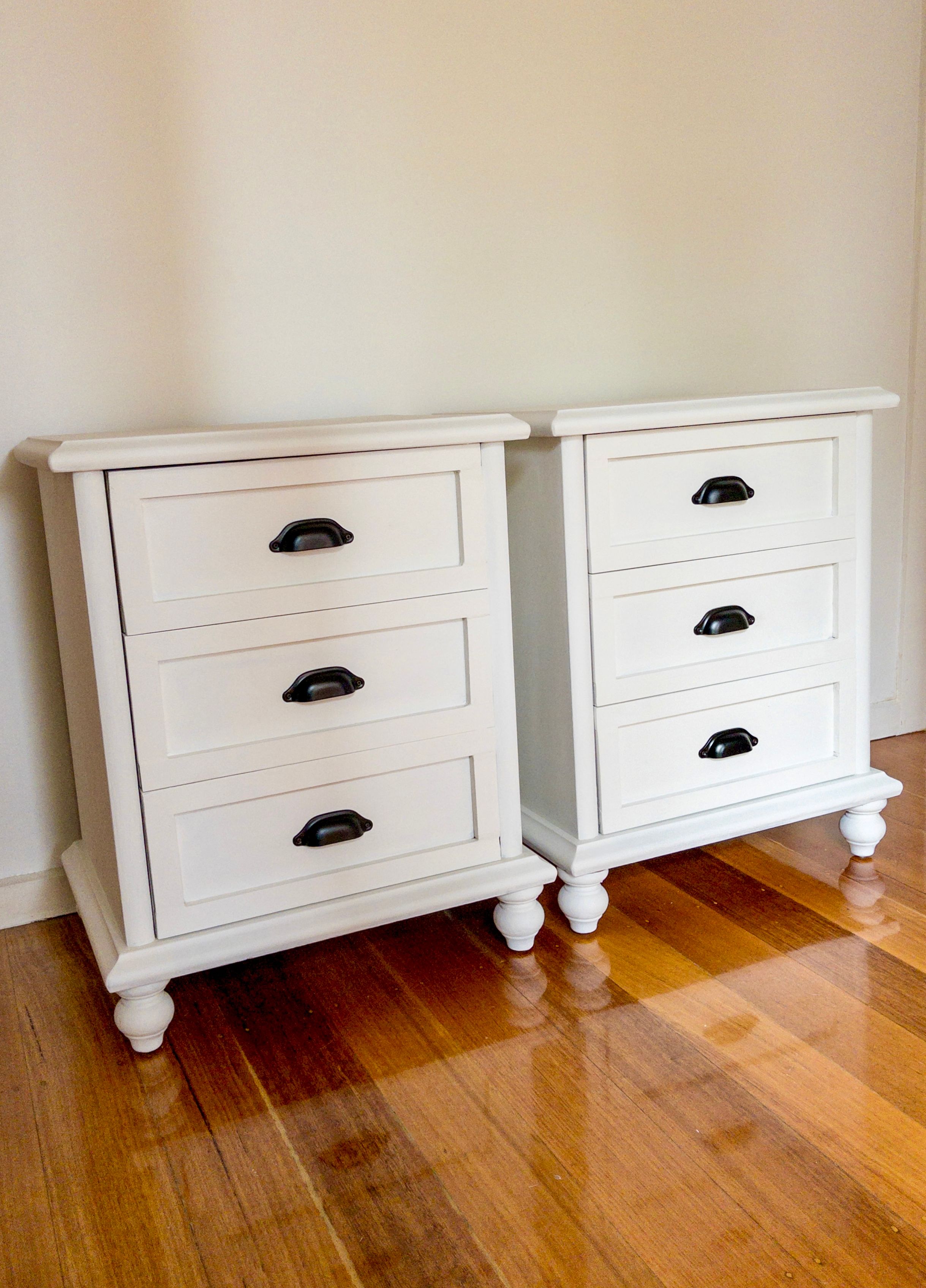 Hamptonsinspired bedside tables Bunnings community