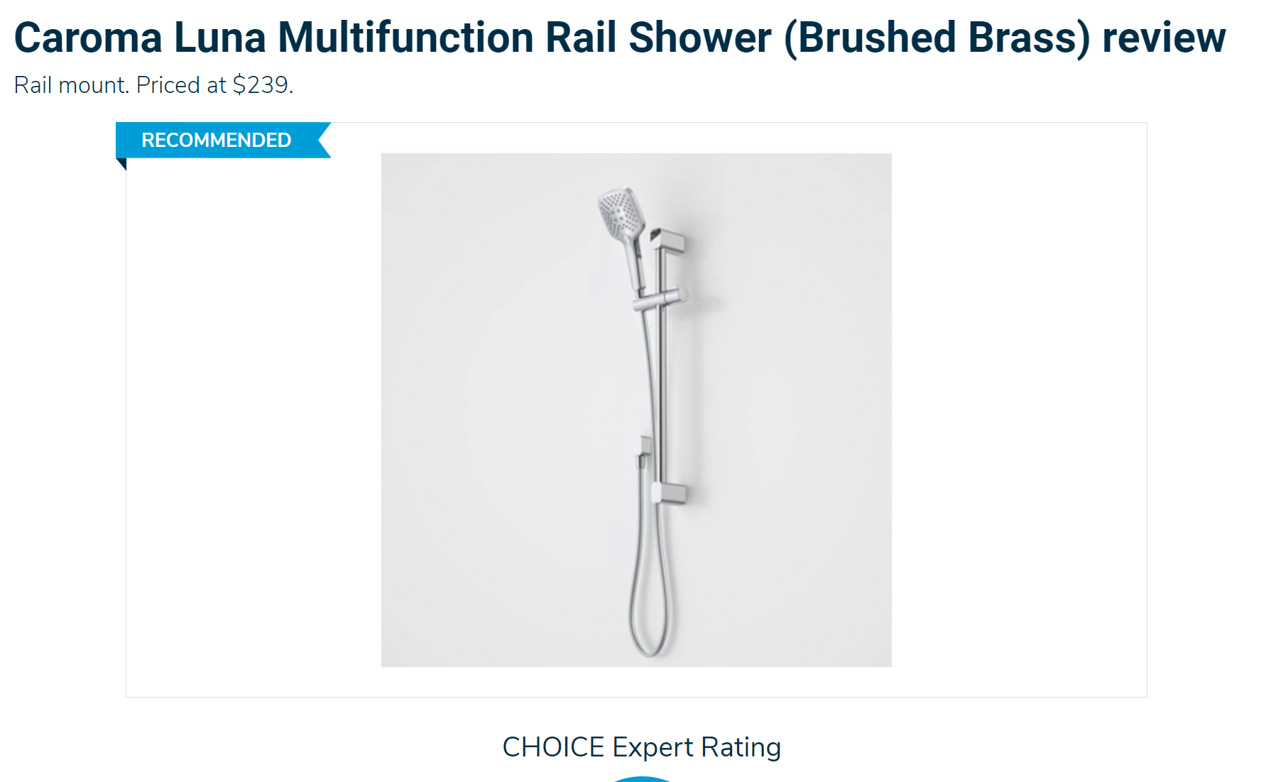 Solved Are shower rails glued? Bunnings community