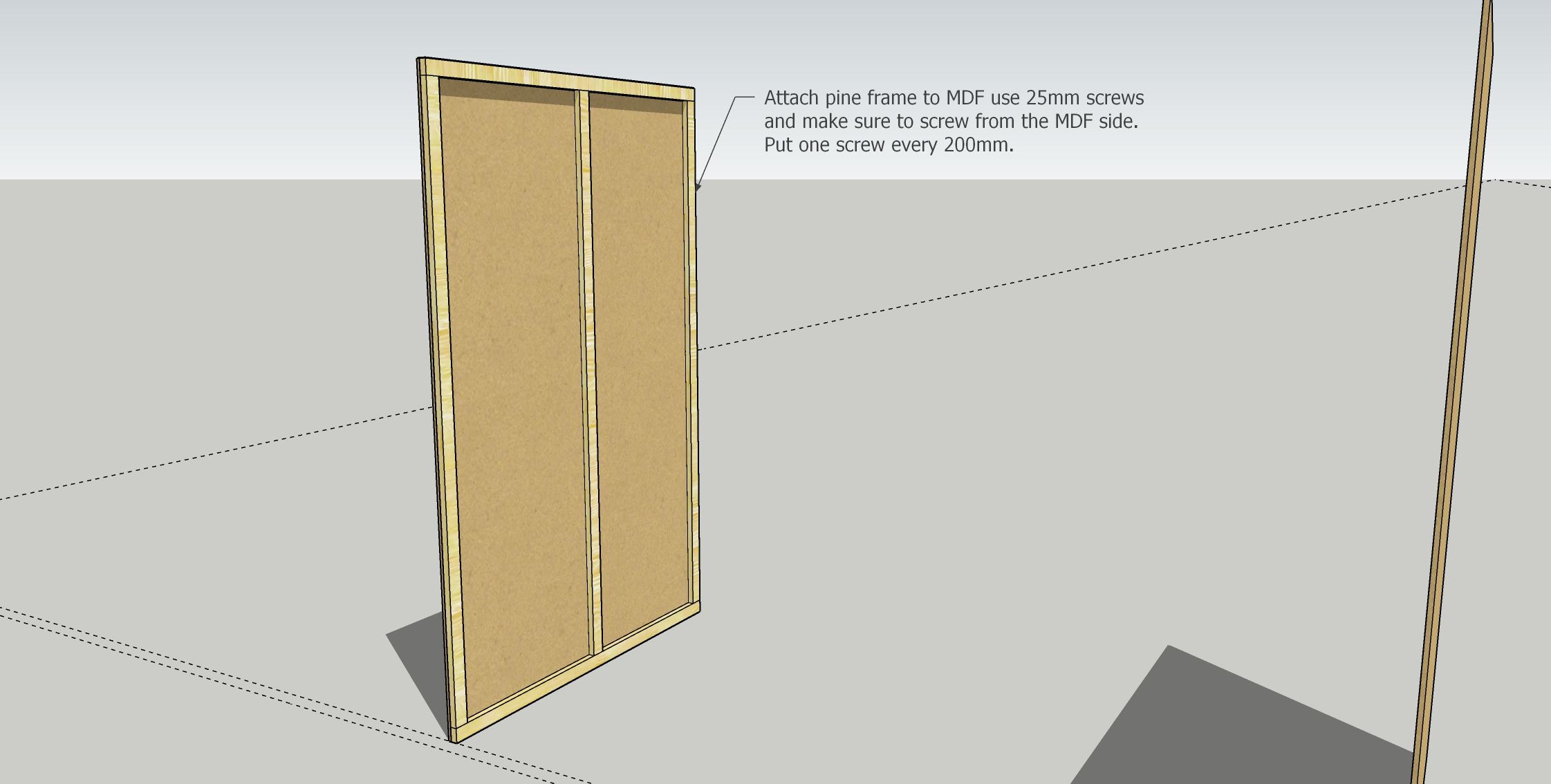 How to build freestanding walls for hang... Bunnings community