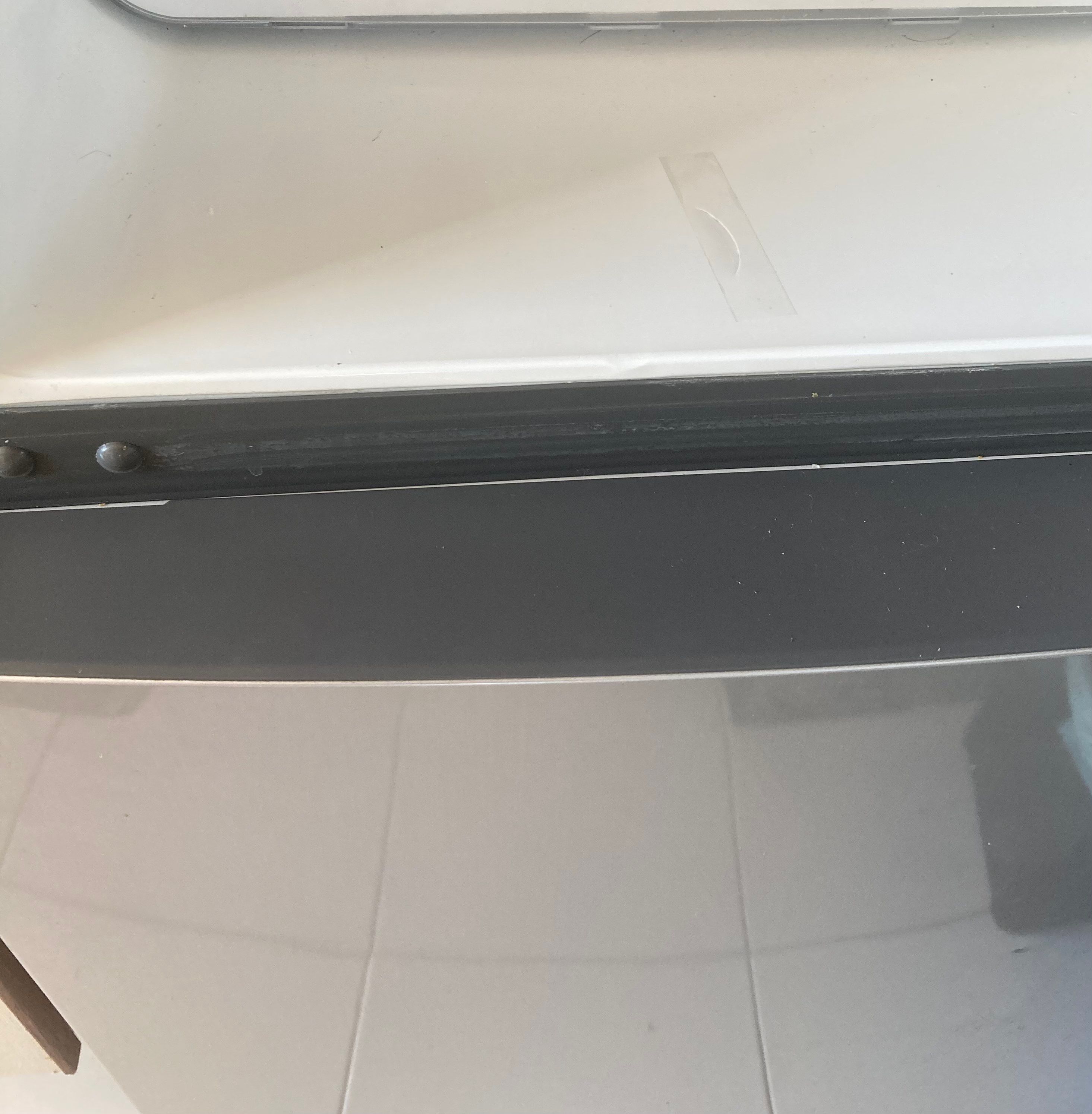 How to fix a crack inside the fridge ple... Bunnings community