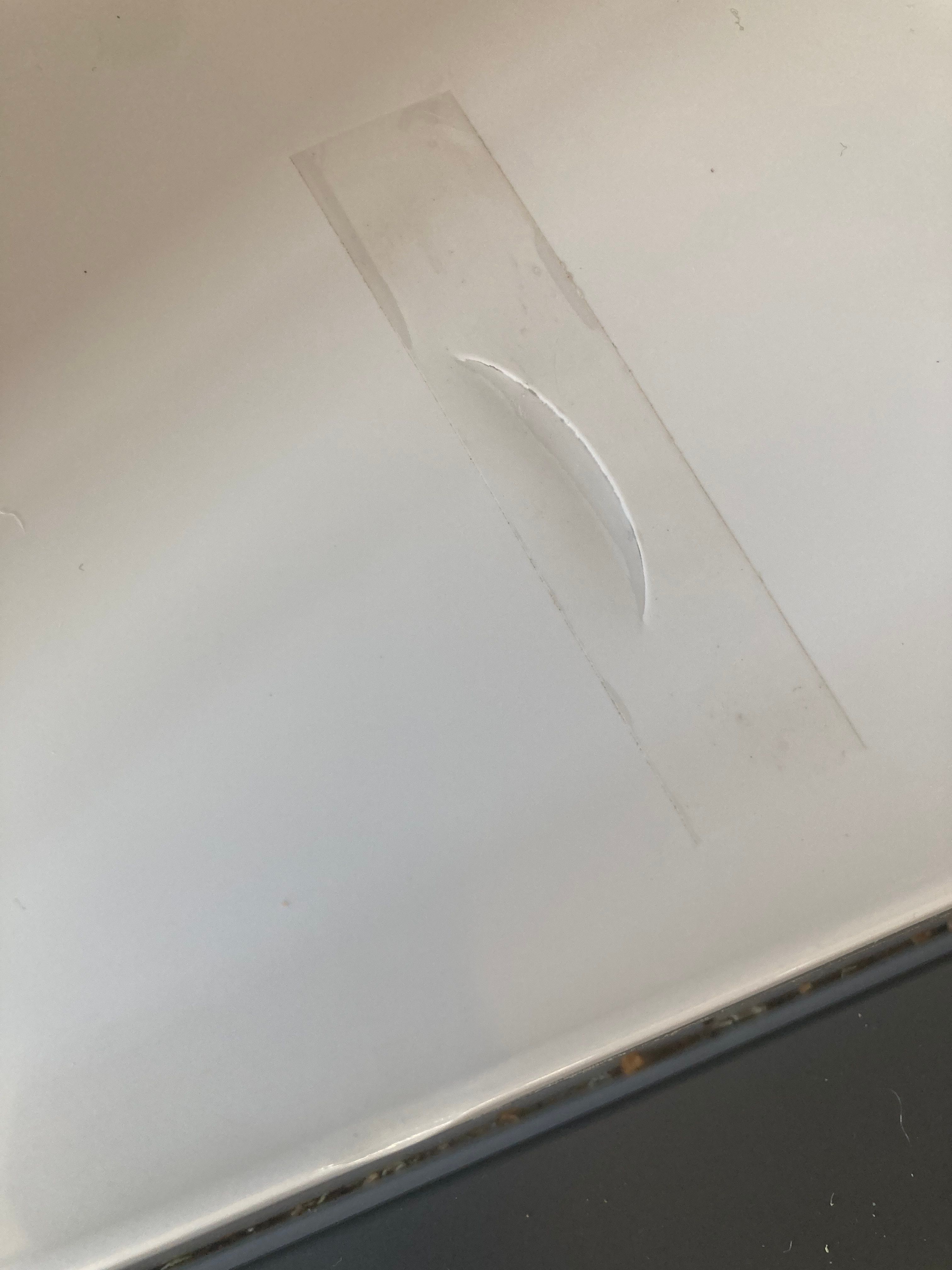 How to fix a crack inside the fridge ple... Bunnings community