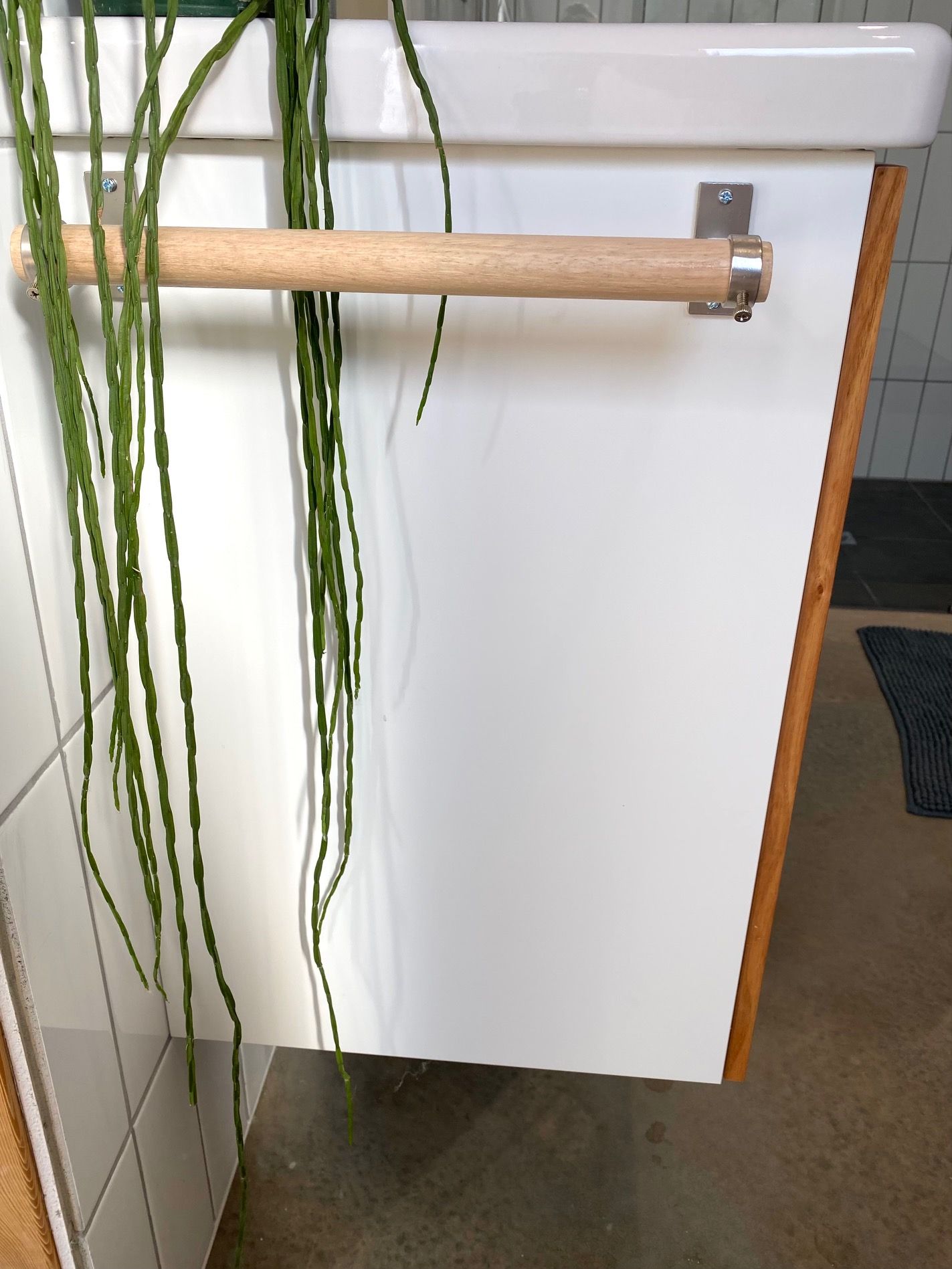 Towel rail hack Bunnings community