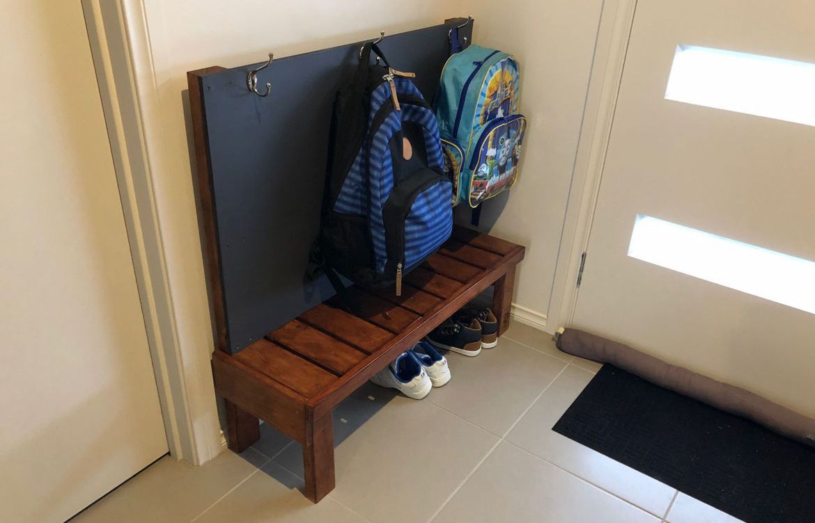 Hallway storage solutions Bunnings community