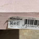 Labels or stamps on timber show treatment details. Here it's H3.