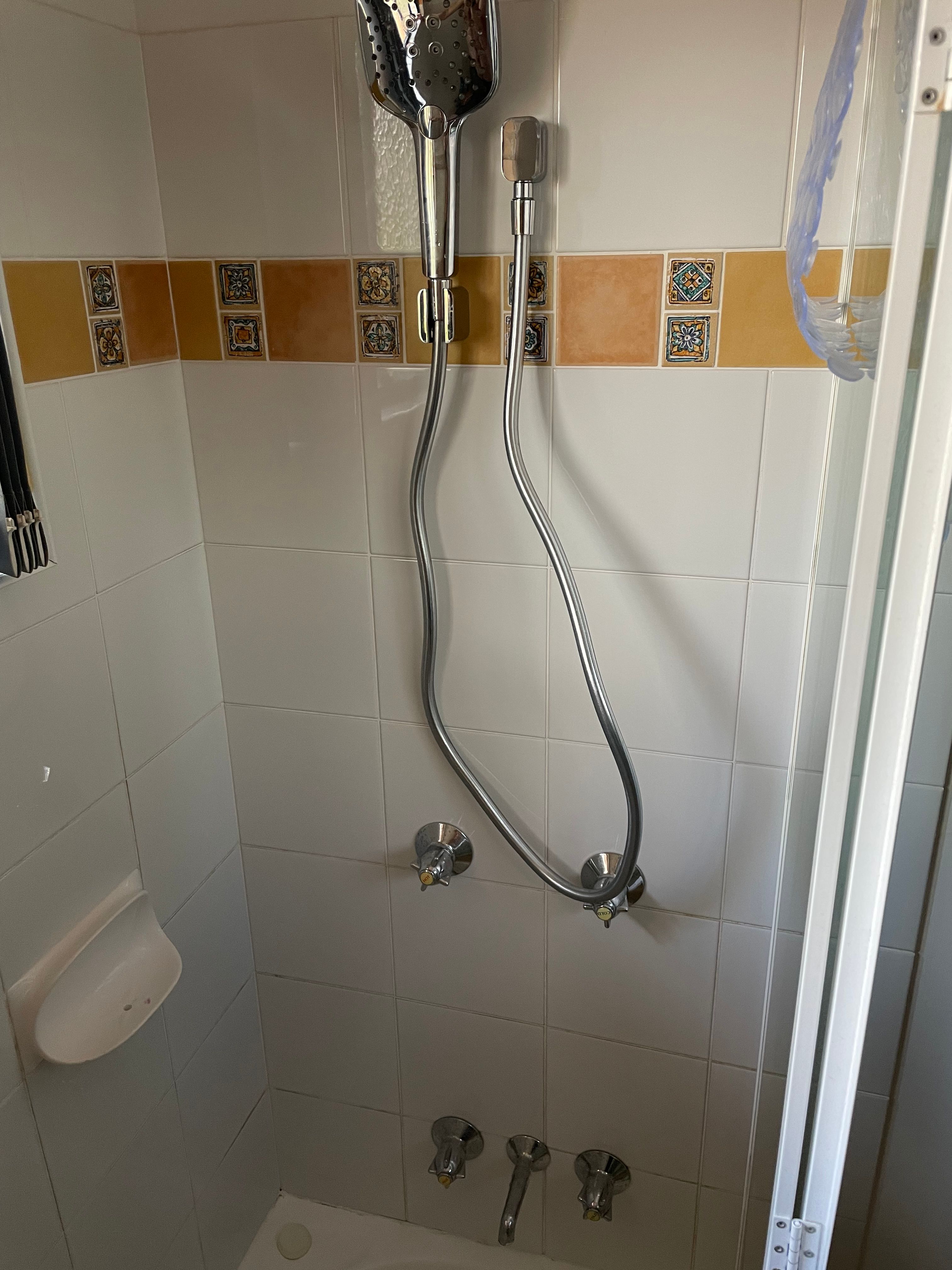 Solved Are shower rails glued? Bunnings community