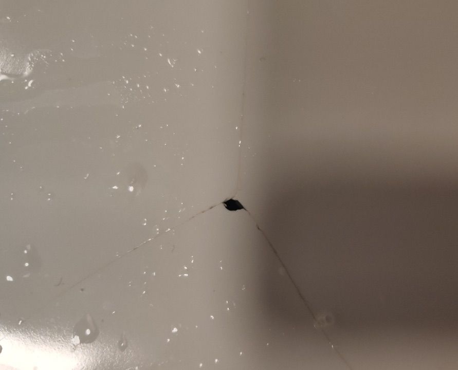 How to repair bathroom sink crack and ho... Bunnings community