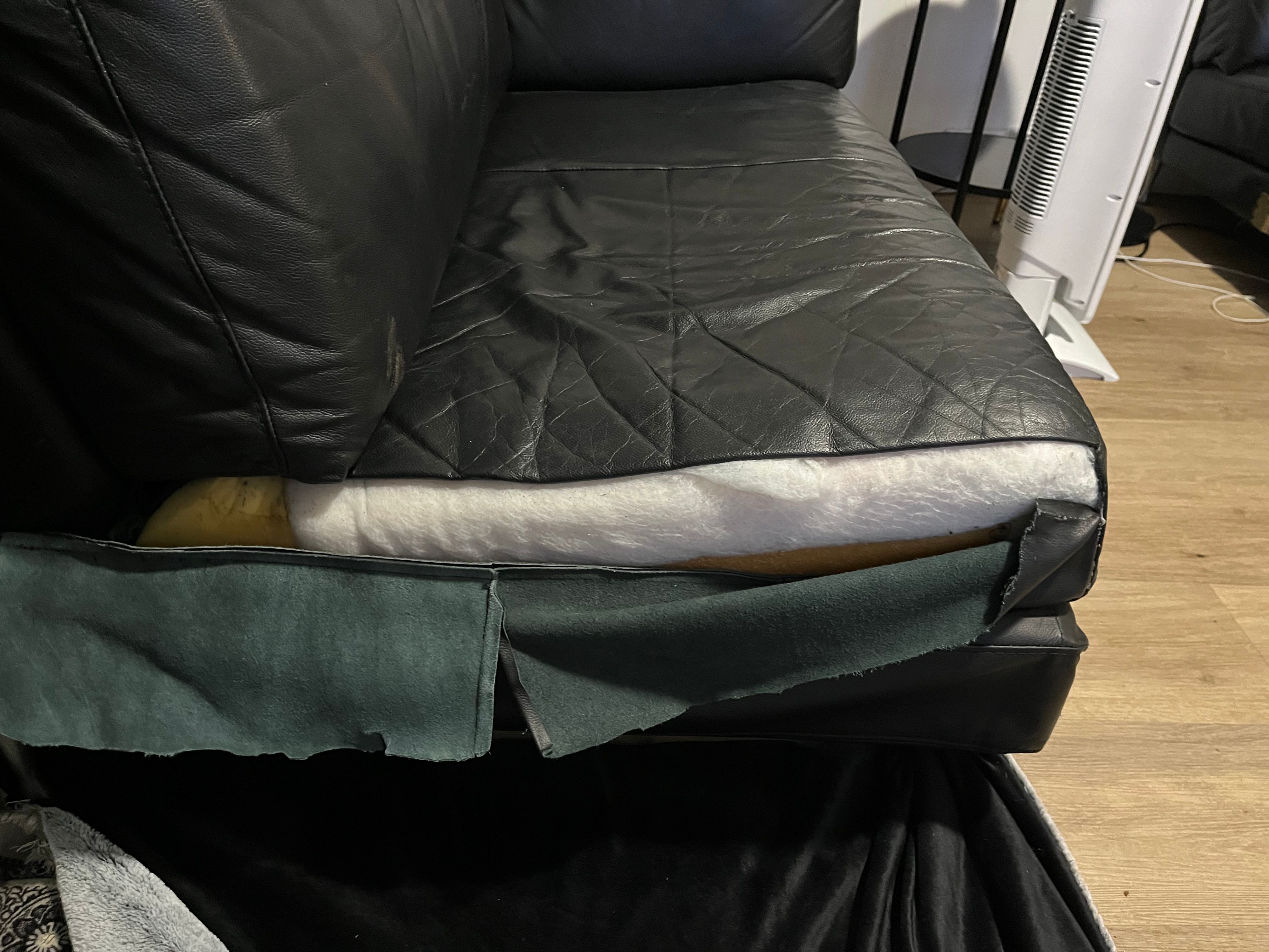 How to glue a piece of leather to my lou... Bunnings community