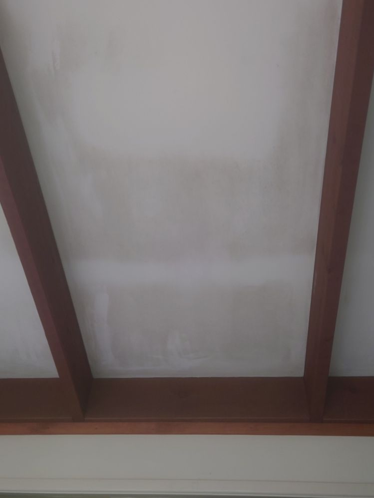water stain on ceiling
