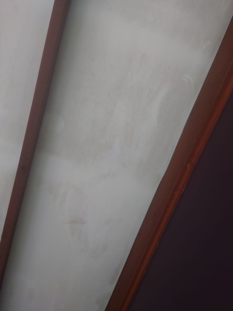 water stain on ceiling