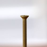 A plain countersunk head screw