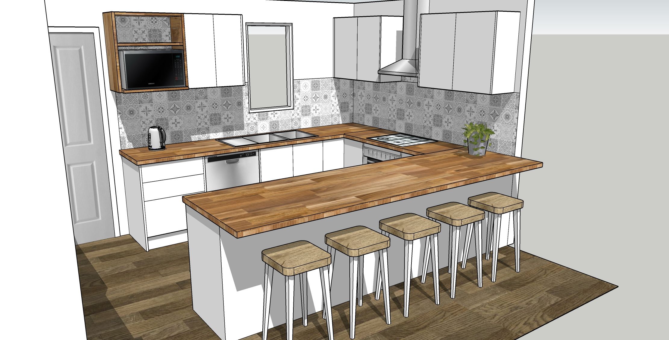 How to create more space in small kitche... Bunnings community