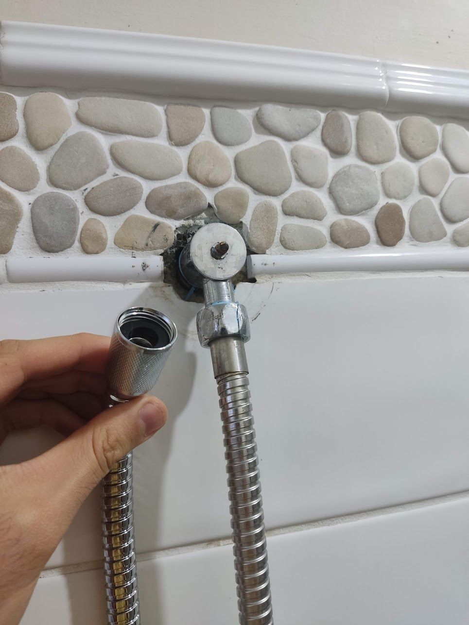 Solved How to connect new shower head hose? Bunnings community