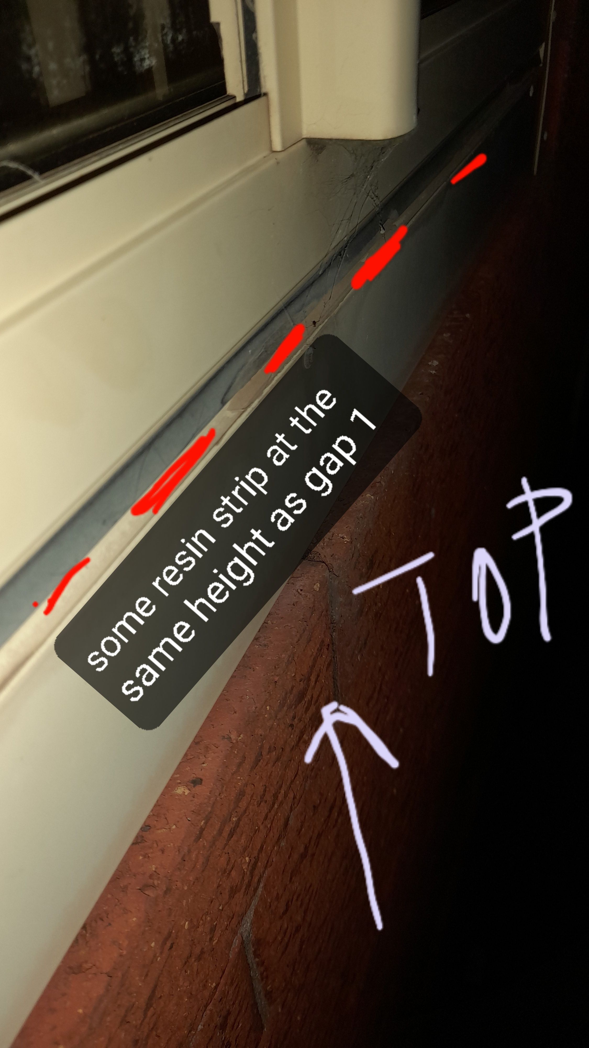 How to seal gap between sliding window f... Bunnings community