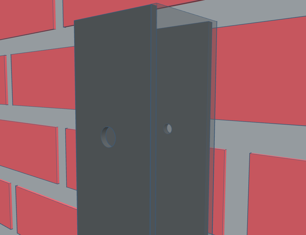 How to attach gate frame to brickwork? Bunnings community