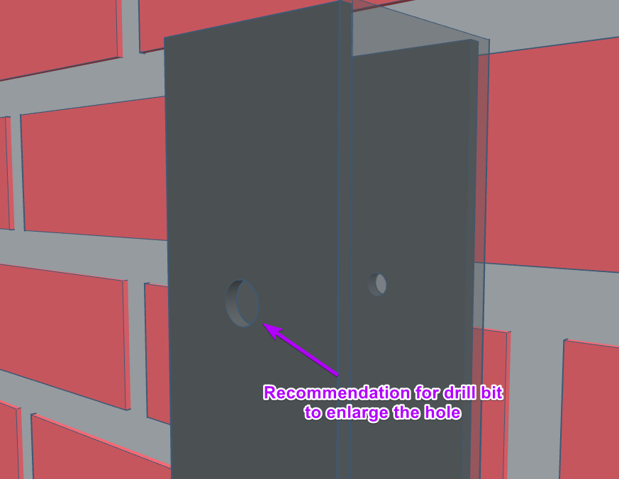 How to attach gate frame to brickwork? Bunnings community