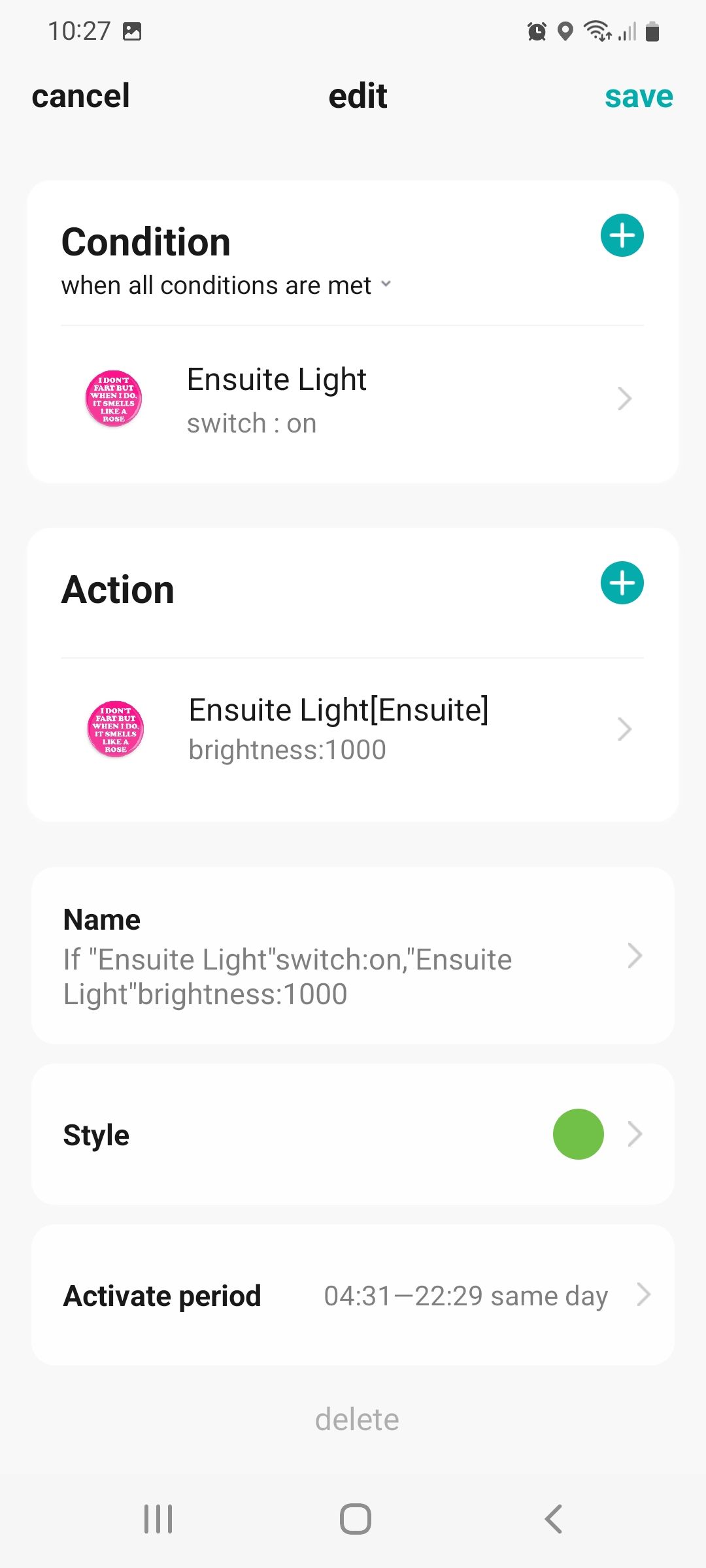 Grid Connect light dimming schedule auto... Bunnings community