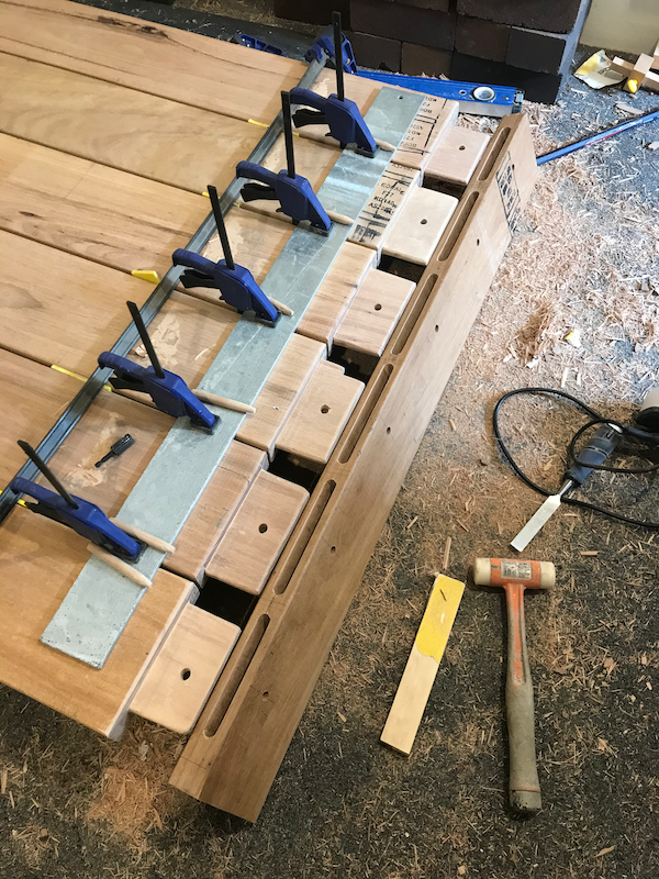 Hardwood outdoor table Bunnings community