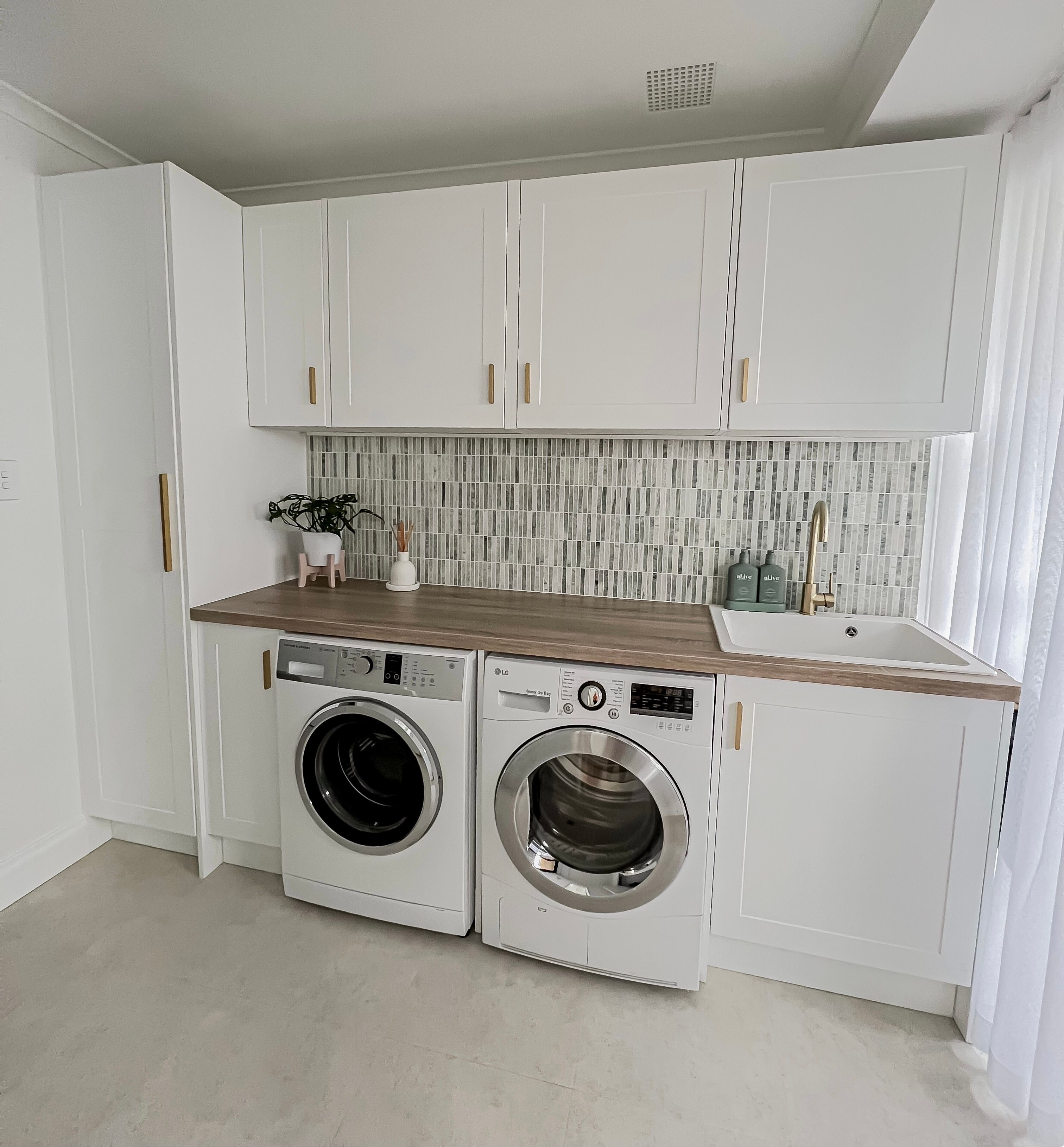 Laundry reno with Kaboodle cabinets and ... | Bunnings Workshop community
