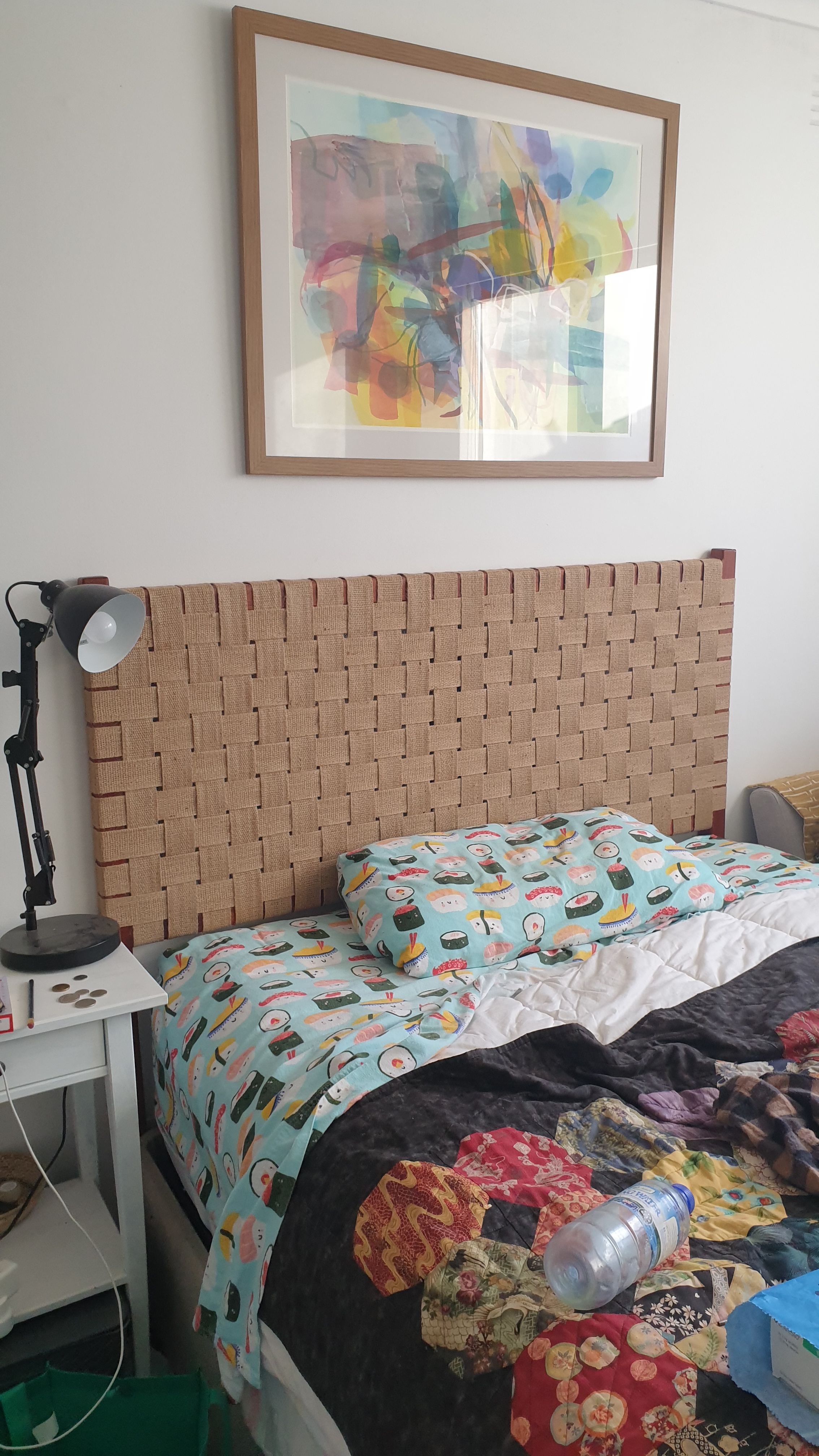 DIY garden webbing headboard Bunnings community