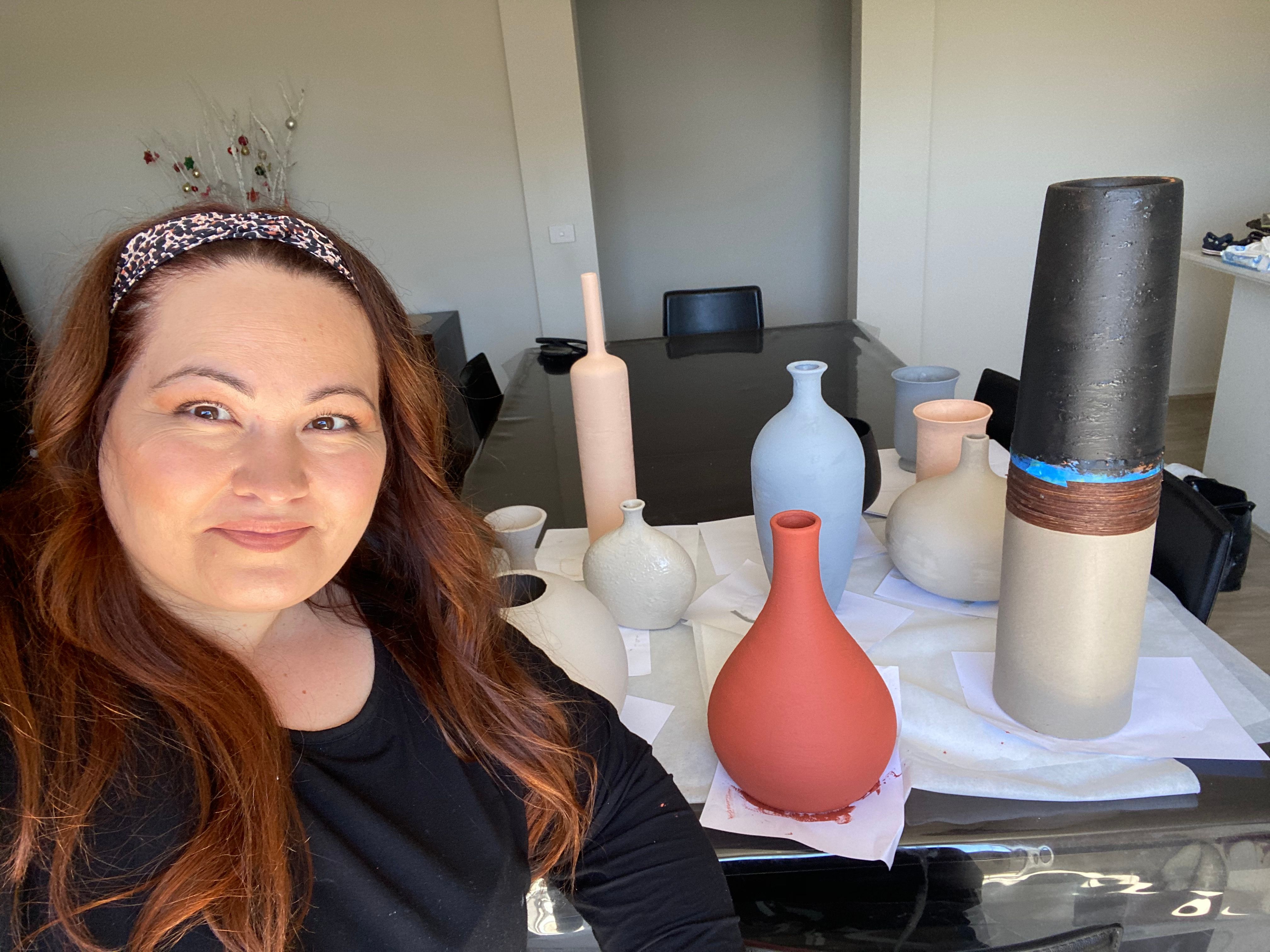 Textured vases Bunnings community