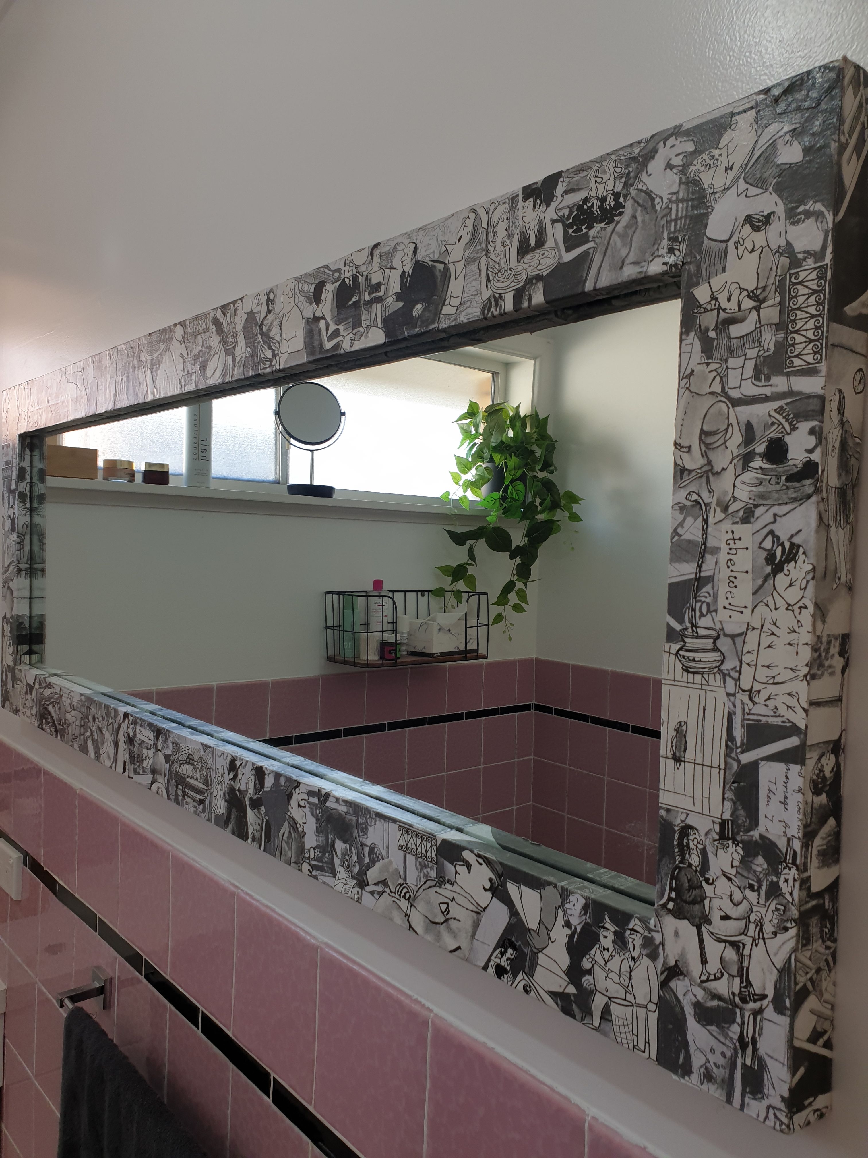 Mirrors upcycle projects with decoupage Bunnings community