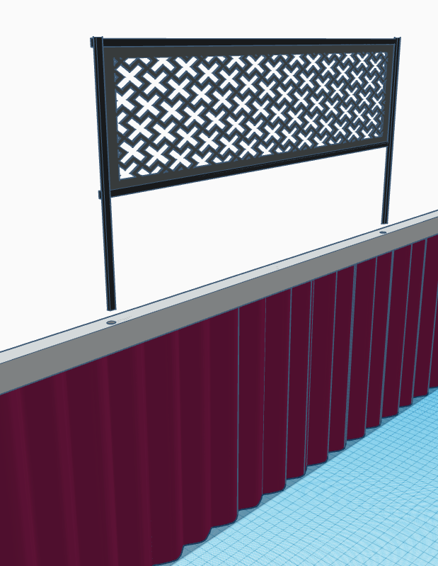 How to add lattice extension to cement s... Bunnings community