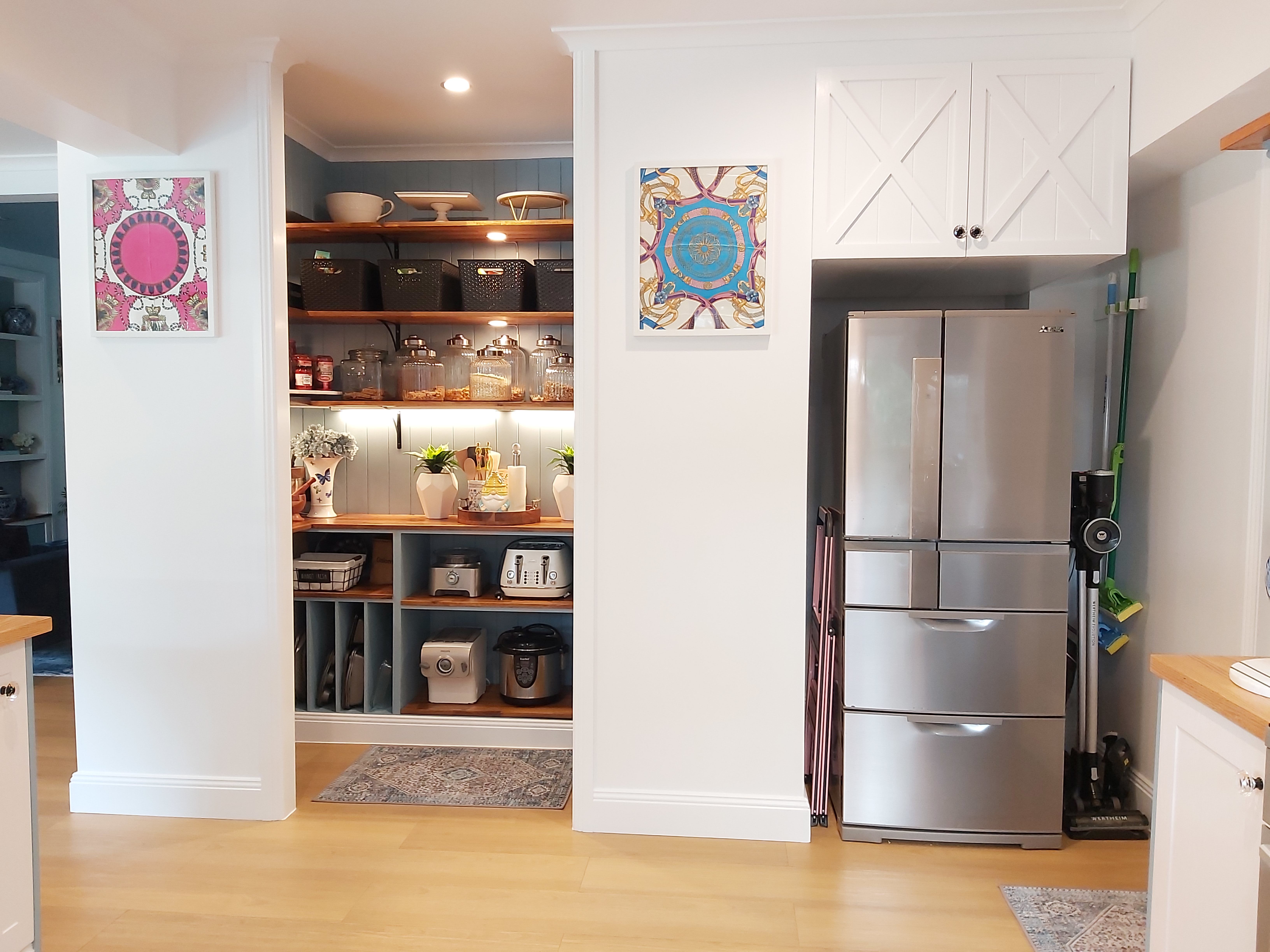 Kaboodle kitchen build with walkin pant... Bunnings community